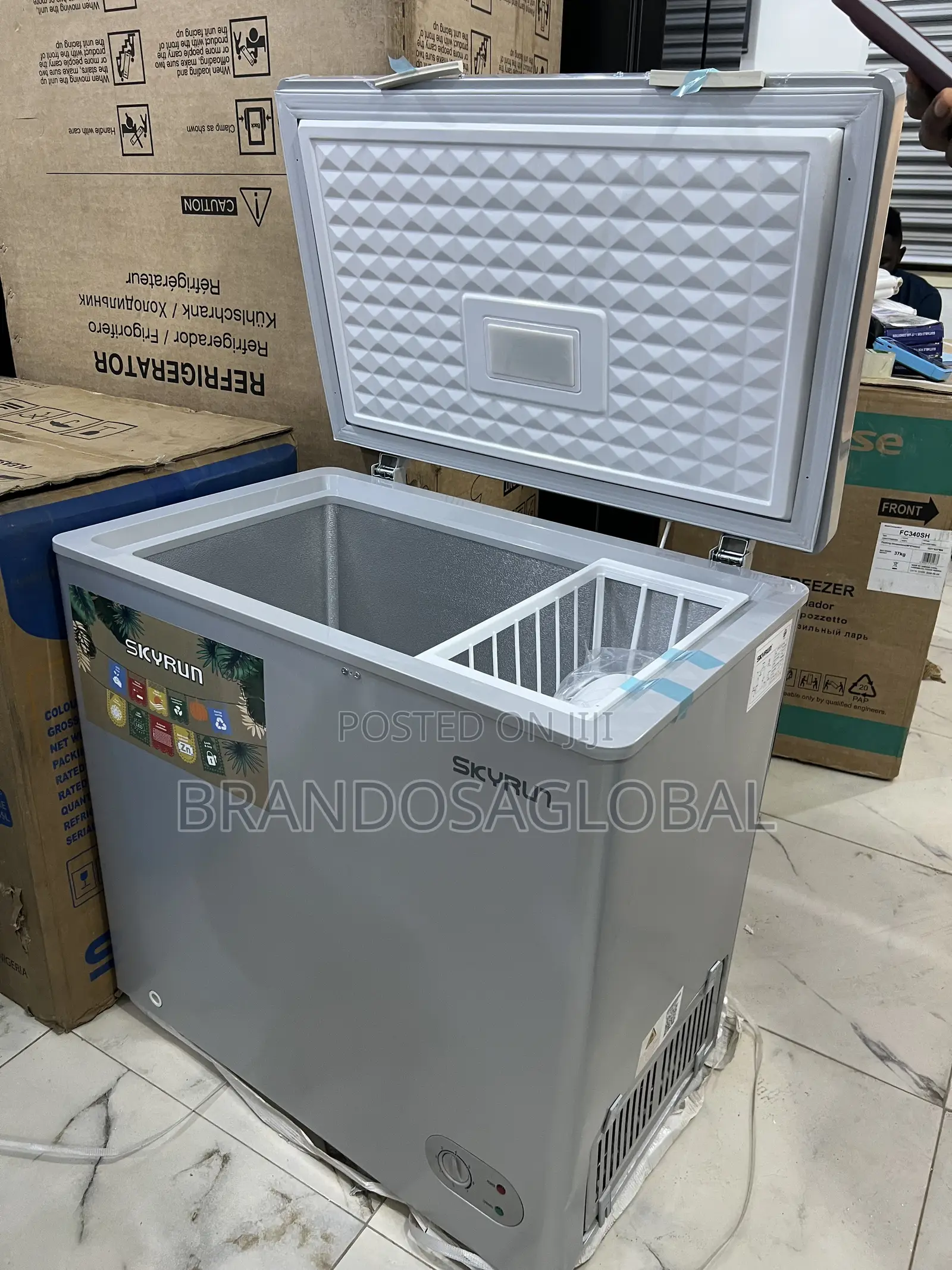 Skyrun Chest Freezer – Bd-155hnw Family Size Model