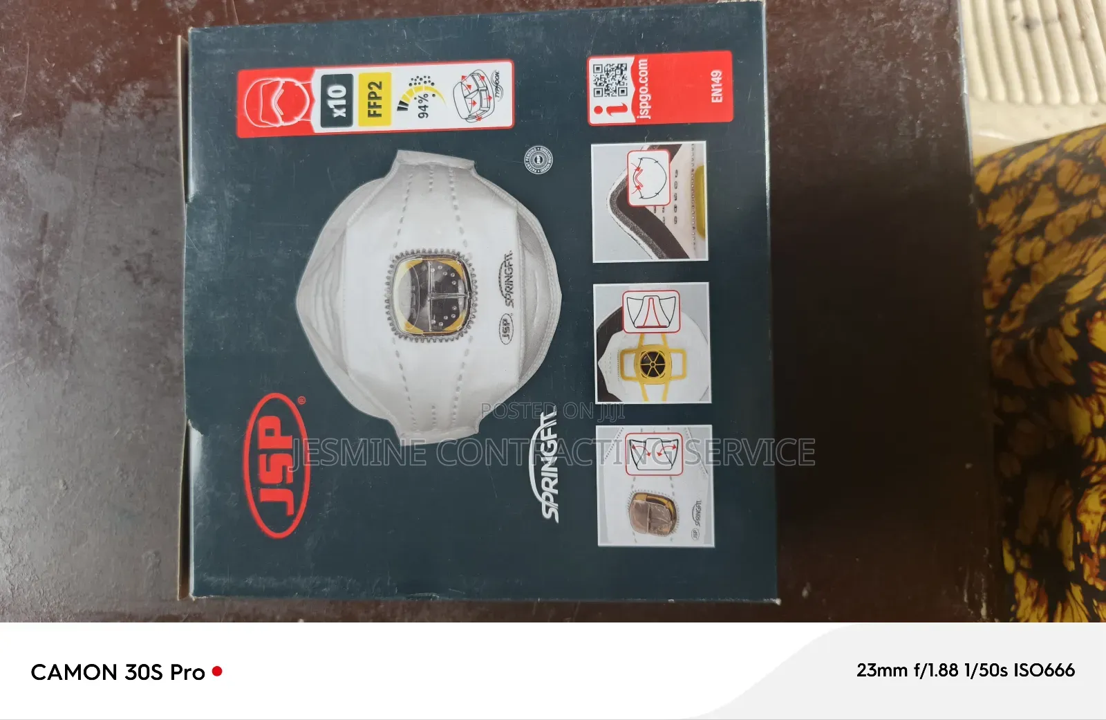 Jsp Nose Mask Ffp 2