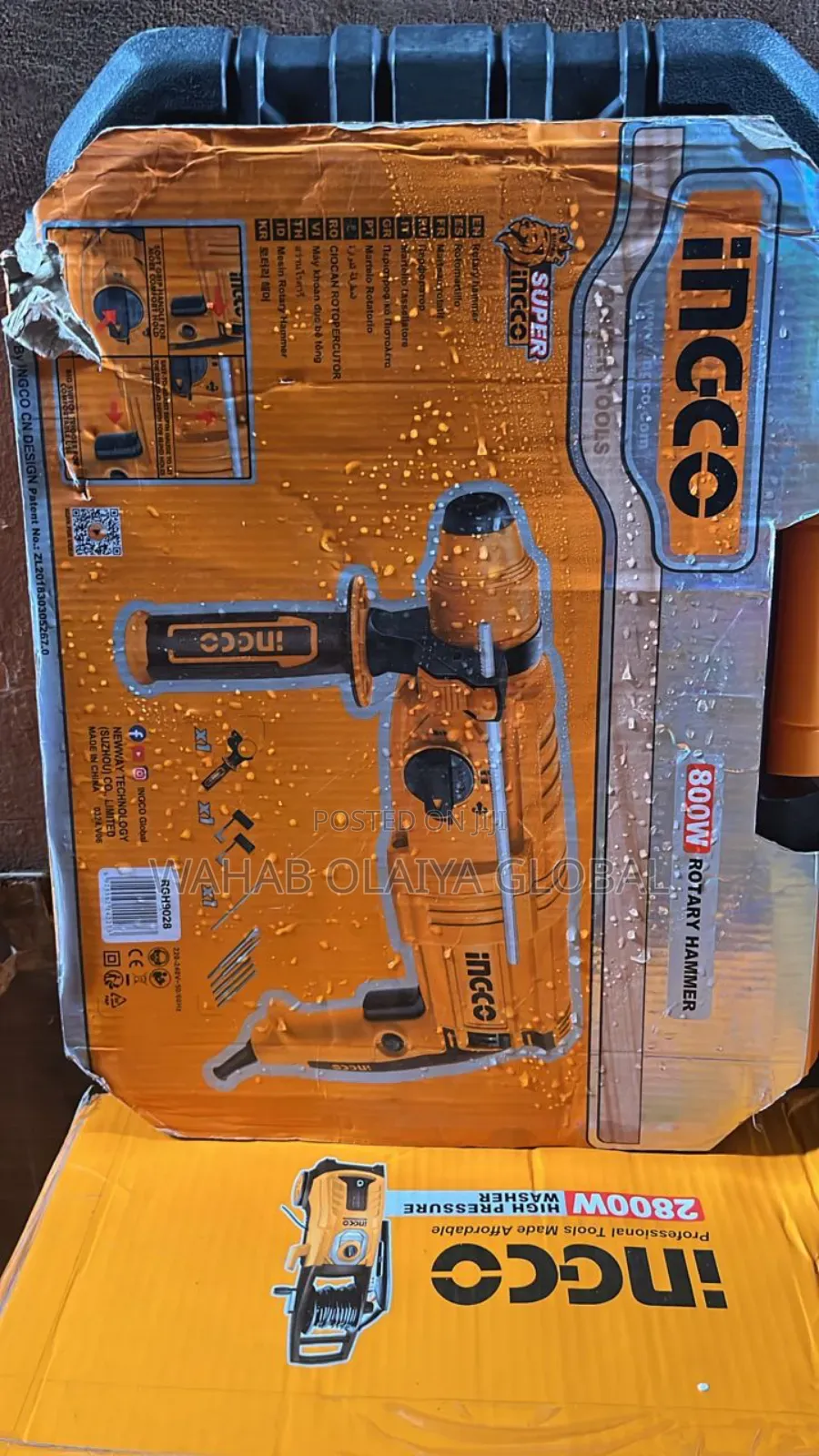 Ingco Rotary Hammer 800w – Powerful Heavy-Duty Drilling Machine