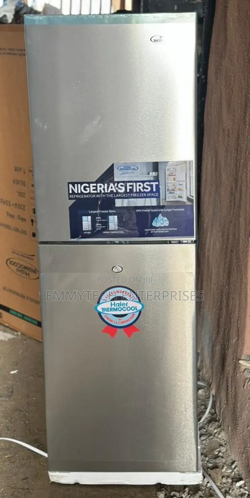 Hair Thermocool Refrigerator Double Door HRF-250blux(225l)