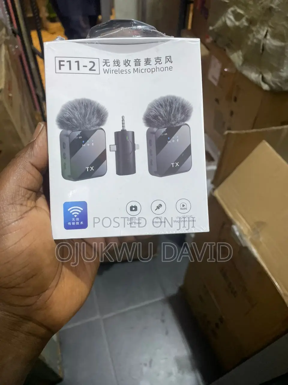 F11-2 Dual Noise Cancelling Wireless Microphone