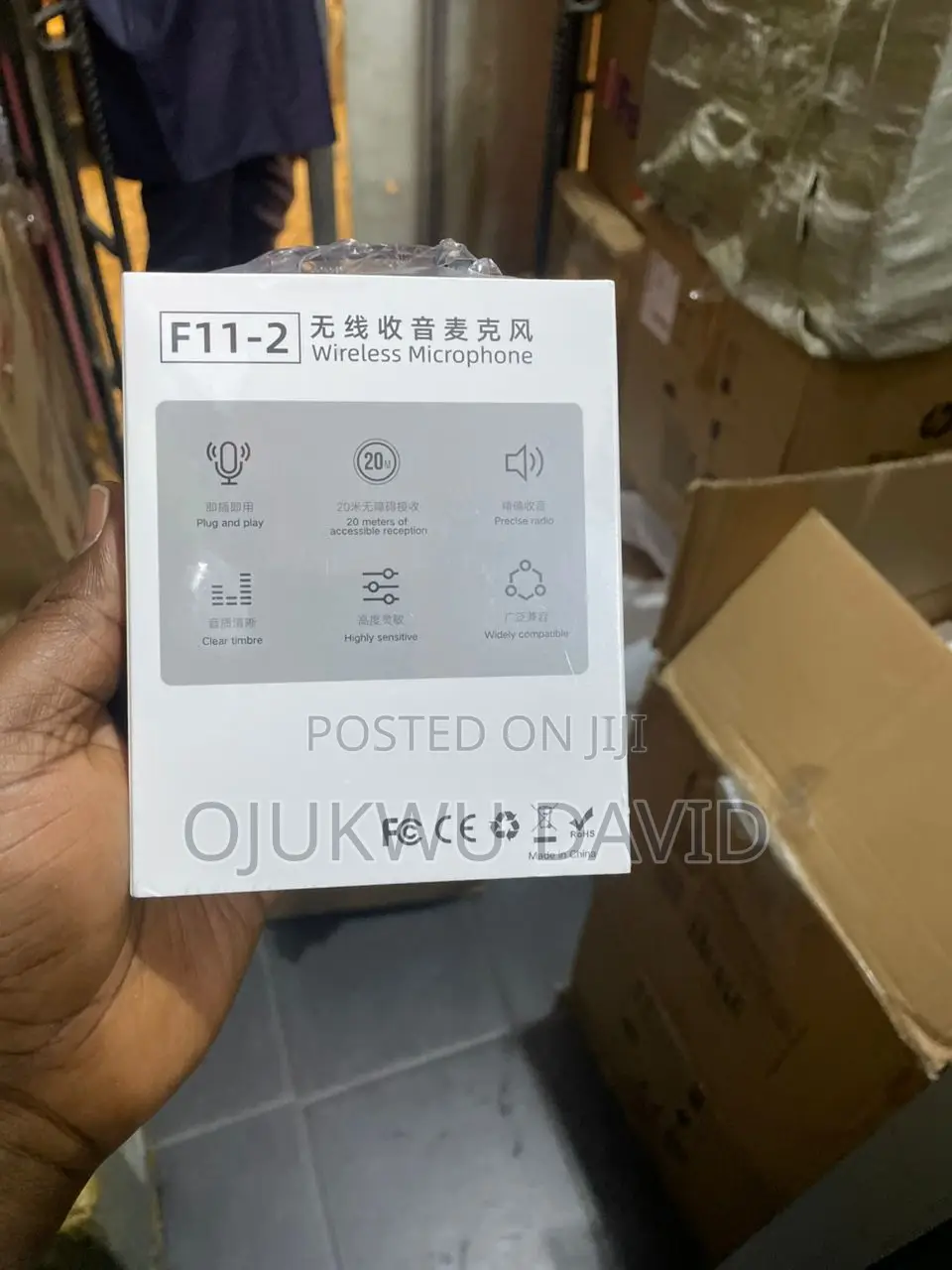 F11-2 Dual Noise Cancelling Wireless Microphone