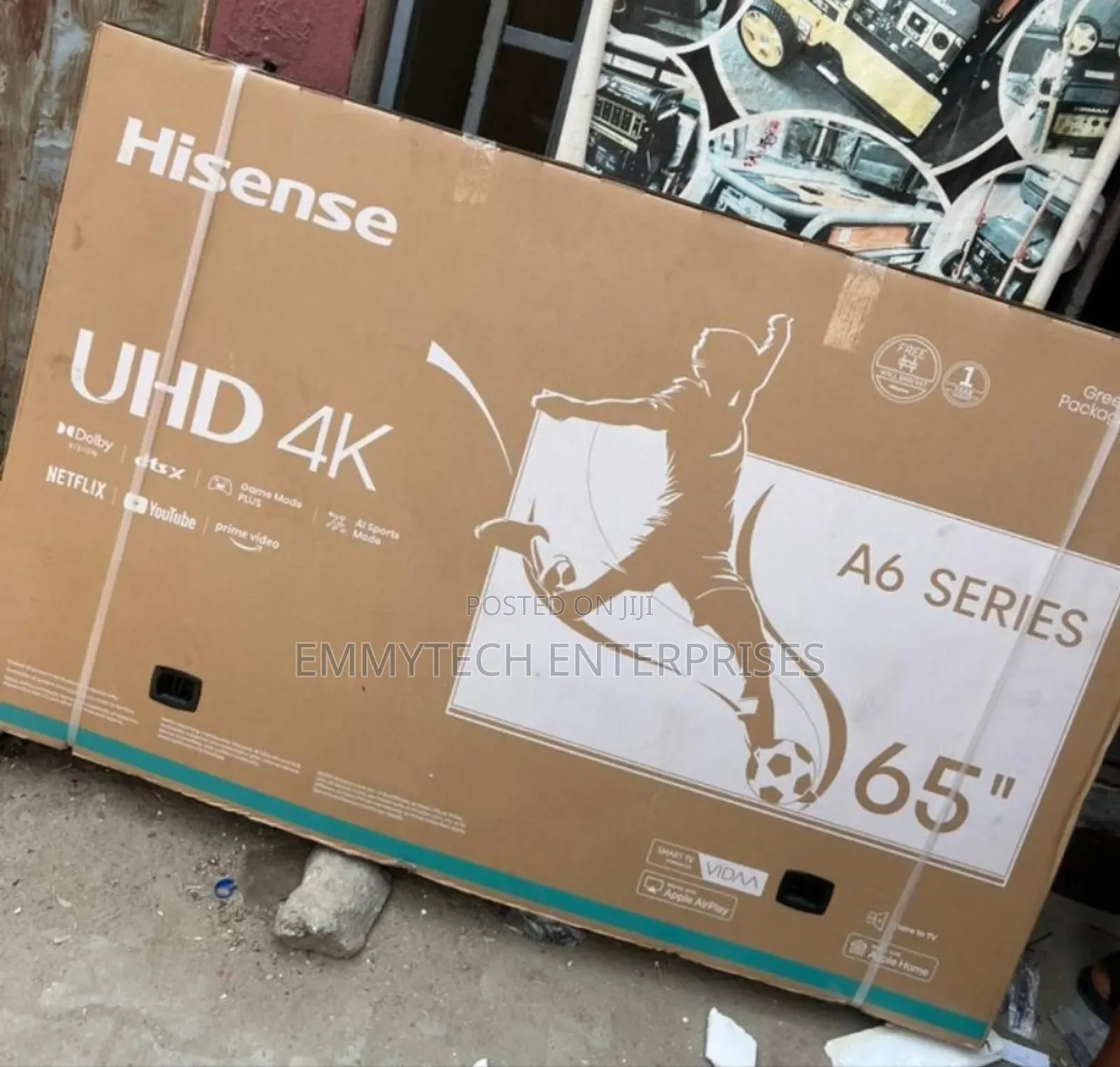 A Brand New Hisense 65inche Uhd Smart Television