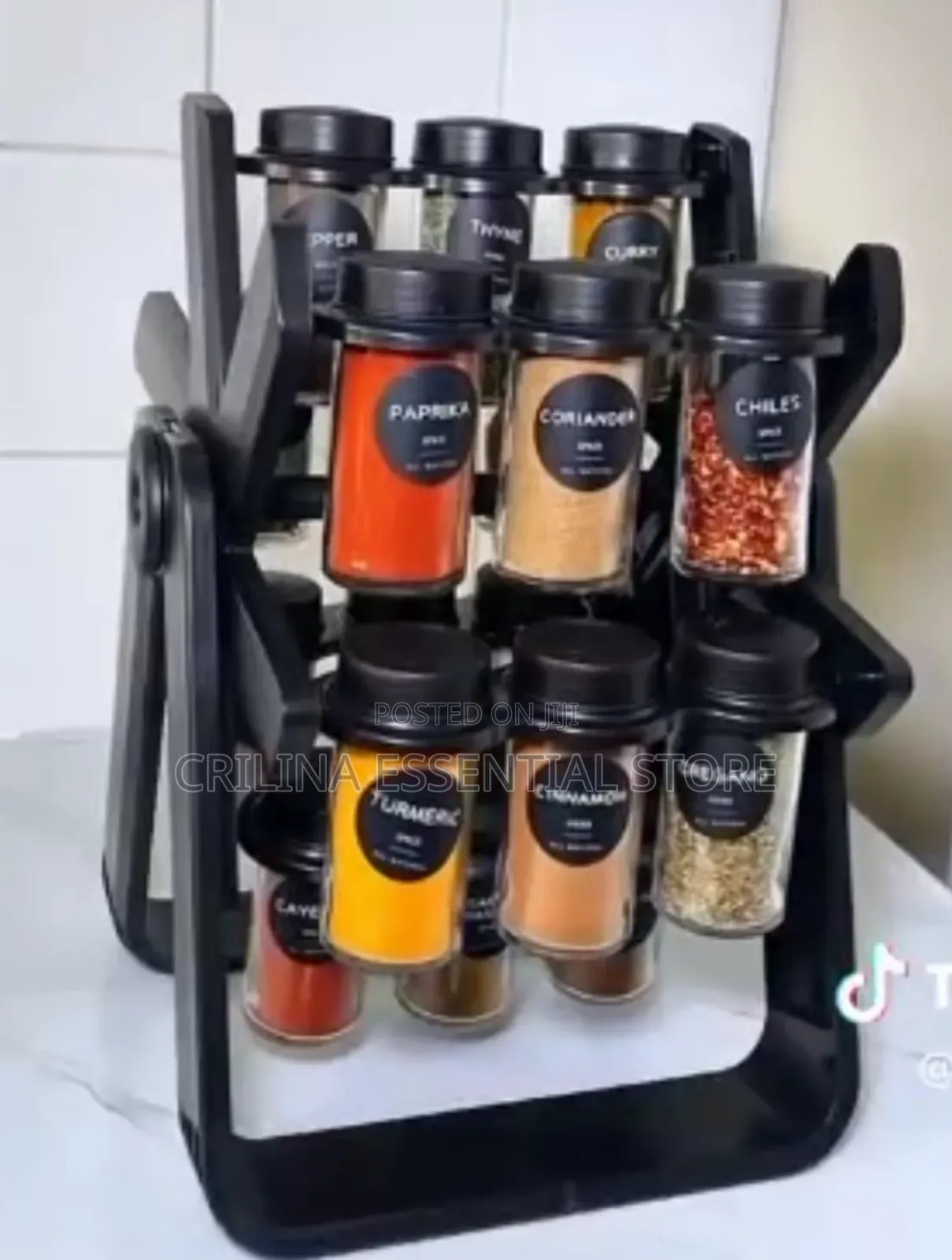 18 Jar Rotating Spice Rack