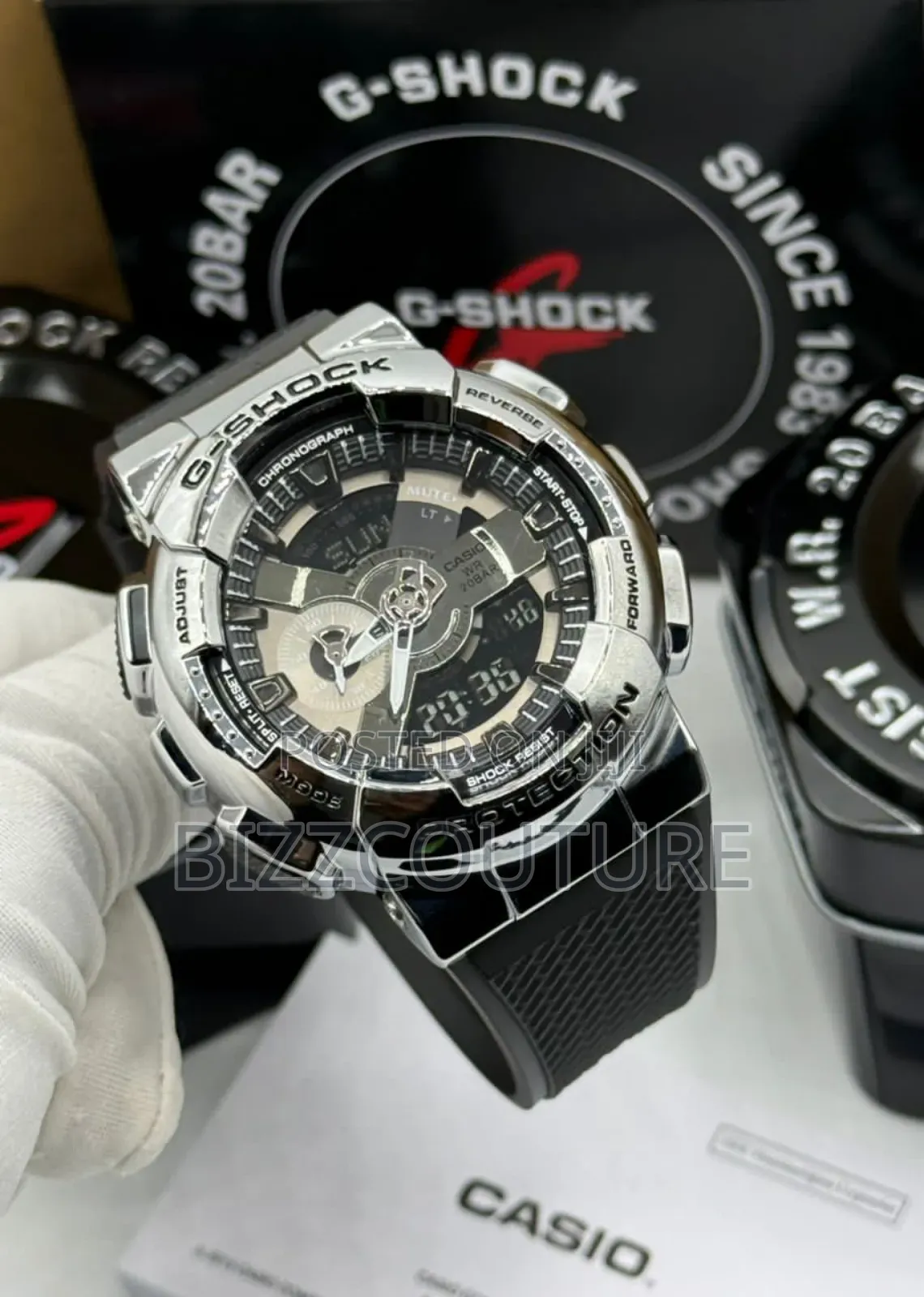 Original G-Shock Rubber Strap Chronograph Quartz Watch