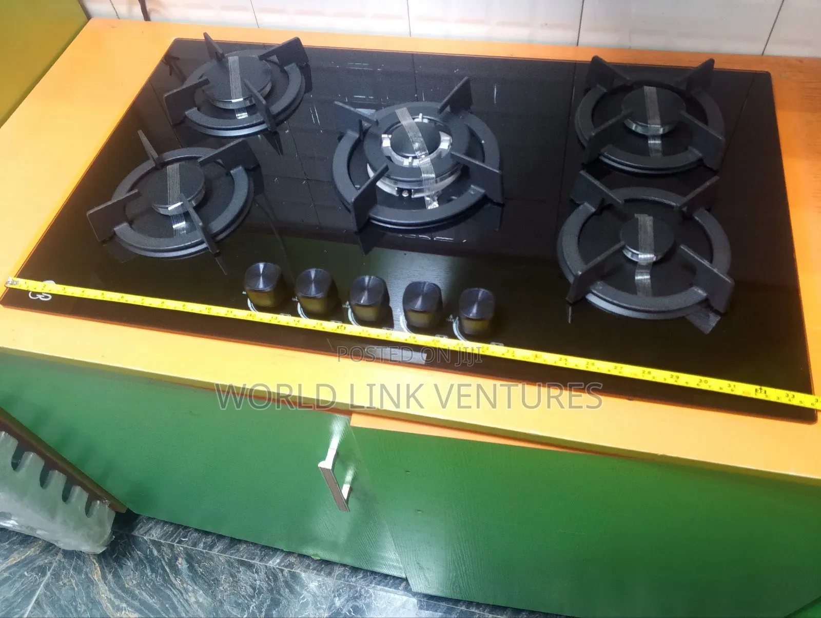 G S Cabinet Table Gas Cooker 5 Burners With Automatic Ignition