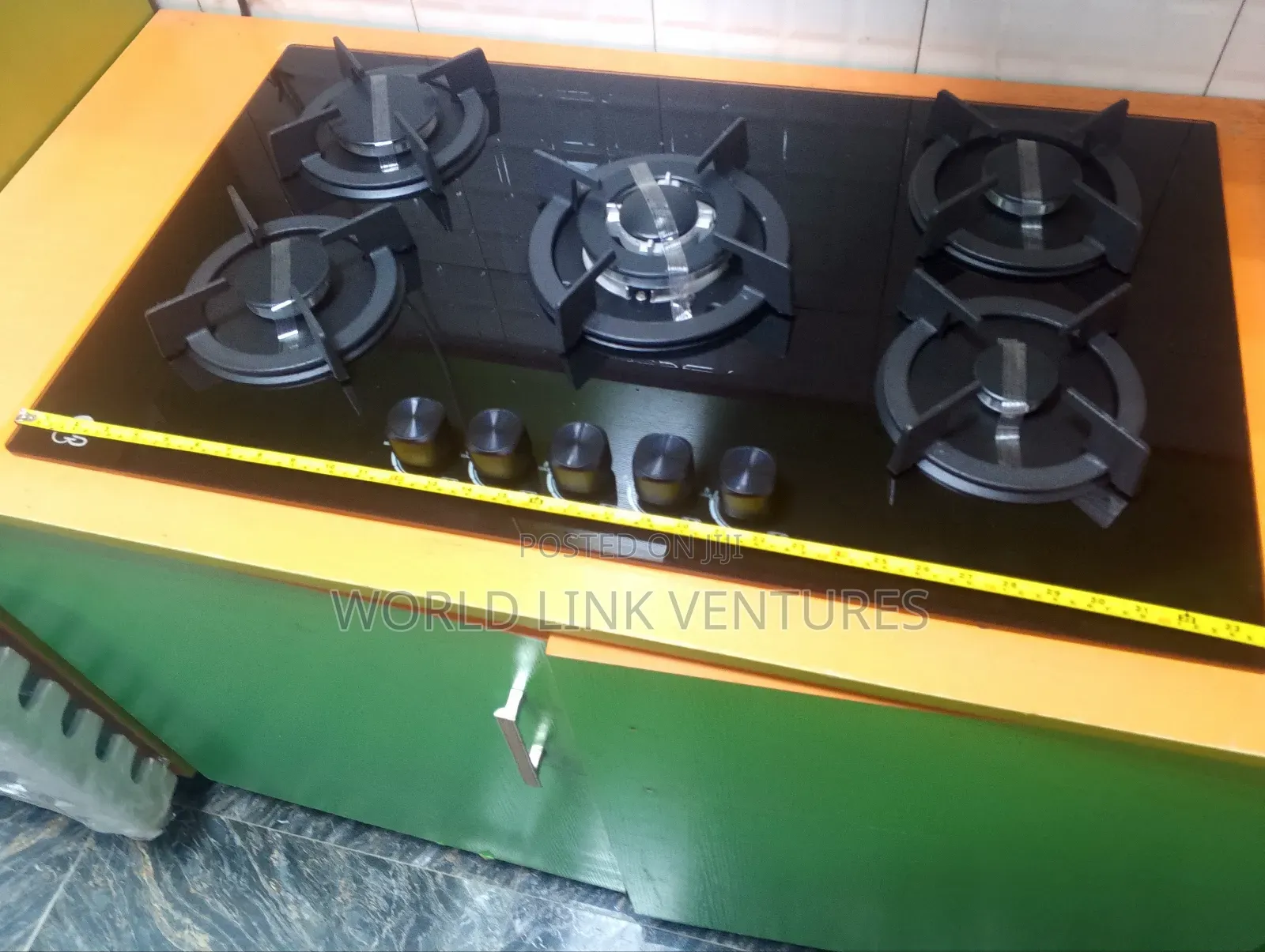 G S Cabinet Table Gas Cooker 5 Burners With Automatic Ignition