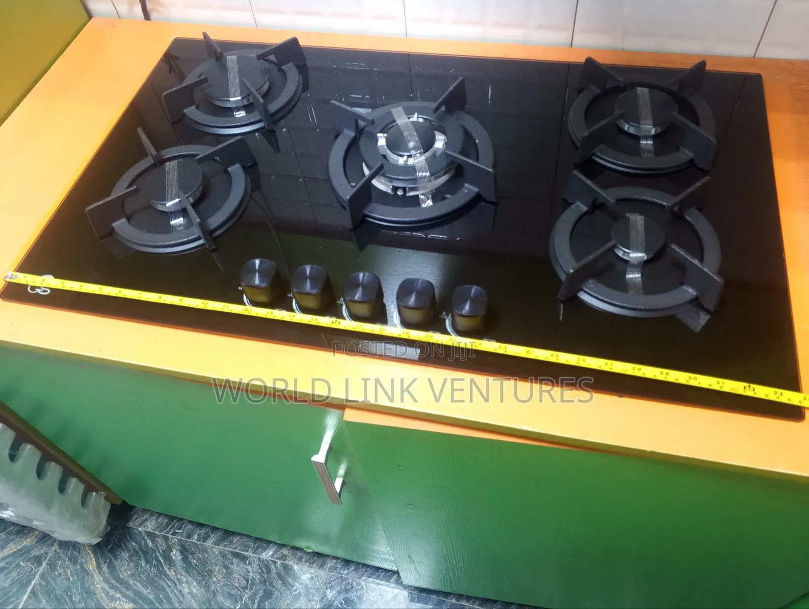G S Cabinet Table Gas Cooker 5 Burners With Automatic Ignition