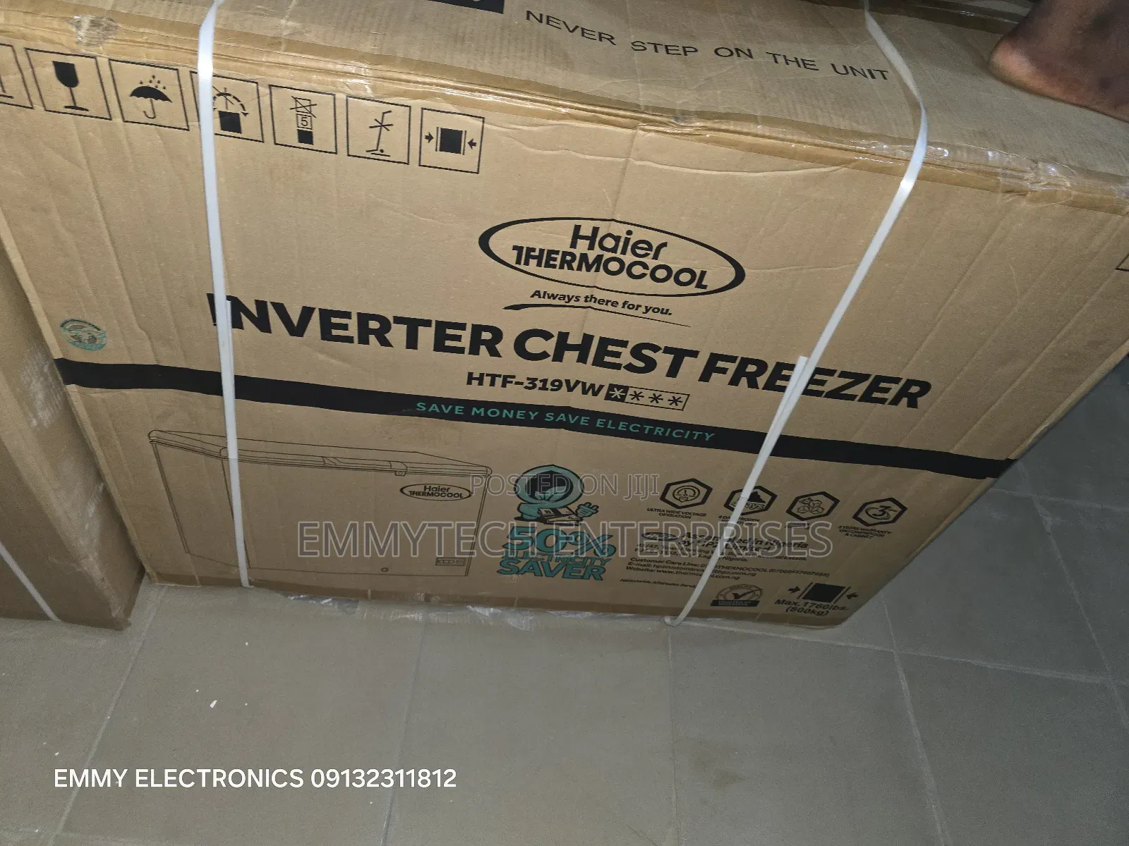 Hair Thermocool Inverter Chest Freezer HTF-319vw(306l)