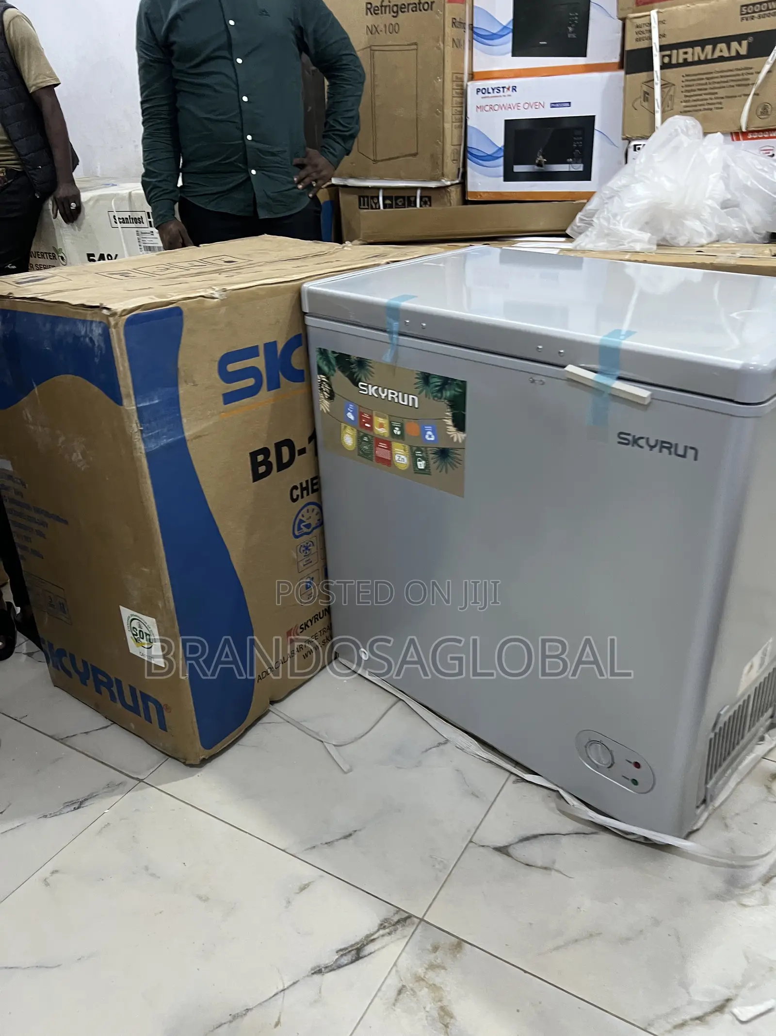 Skyrun Chest Freezer Bd-155hnw – Solid Build and Silent Cooling