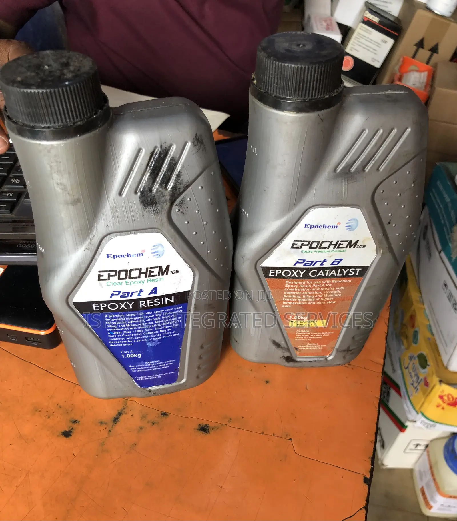 Clear Epoxy Resin And Epochem 105 Epoxy Catalyst(Part A B)