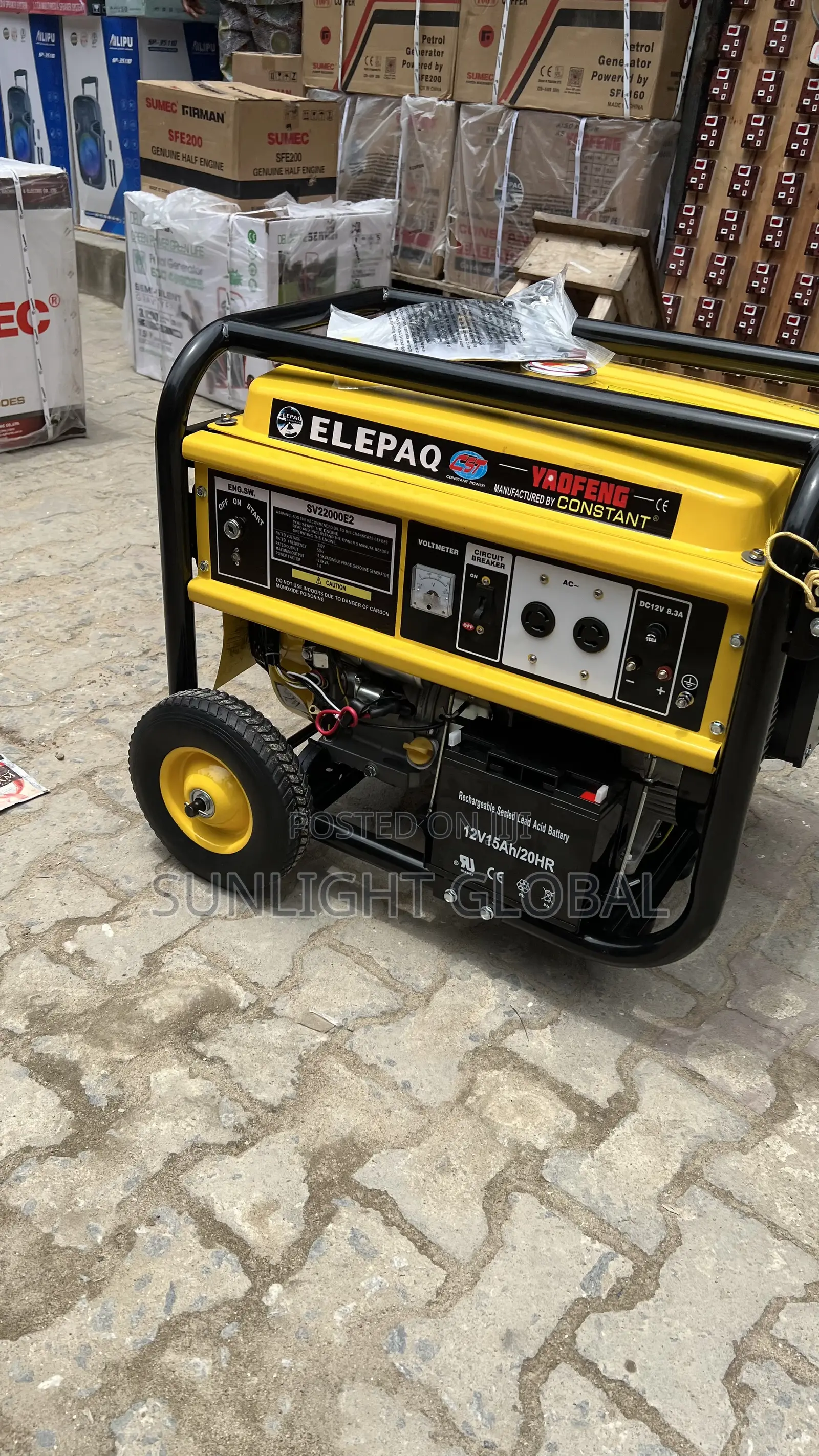 Elepaq Petrol 10kva Gen