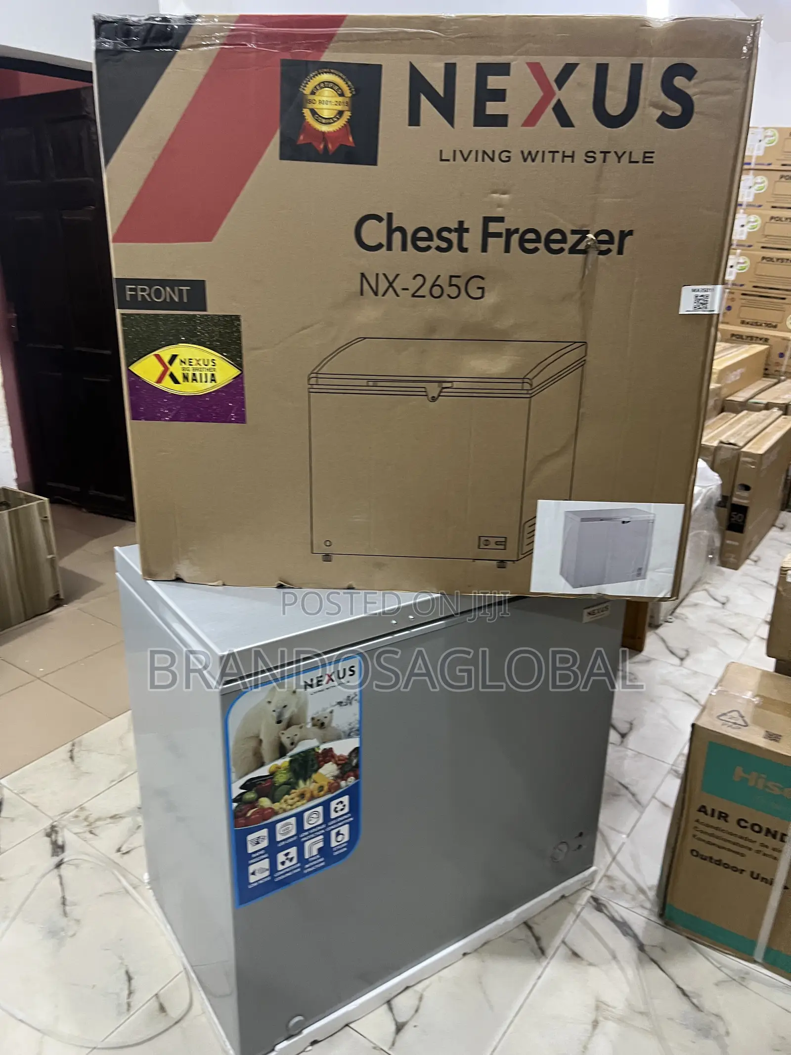 Nexus Nx-265g 200l Chest Freezer–Super Quiet and Long Coolingretention