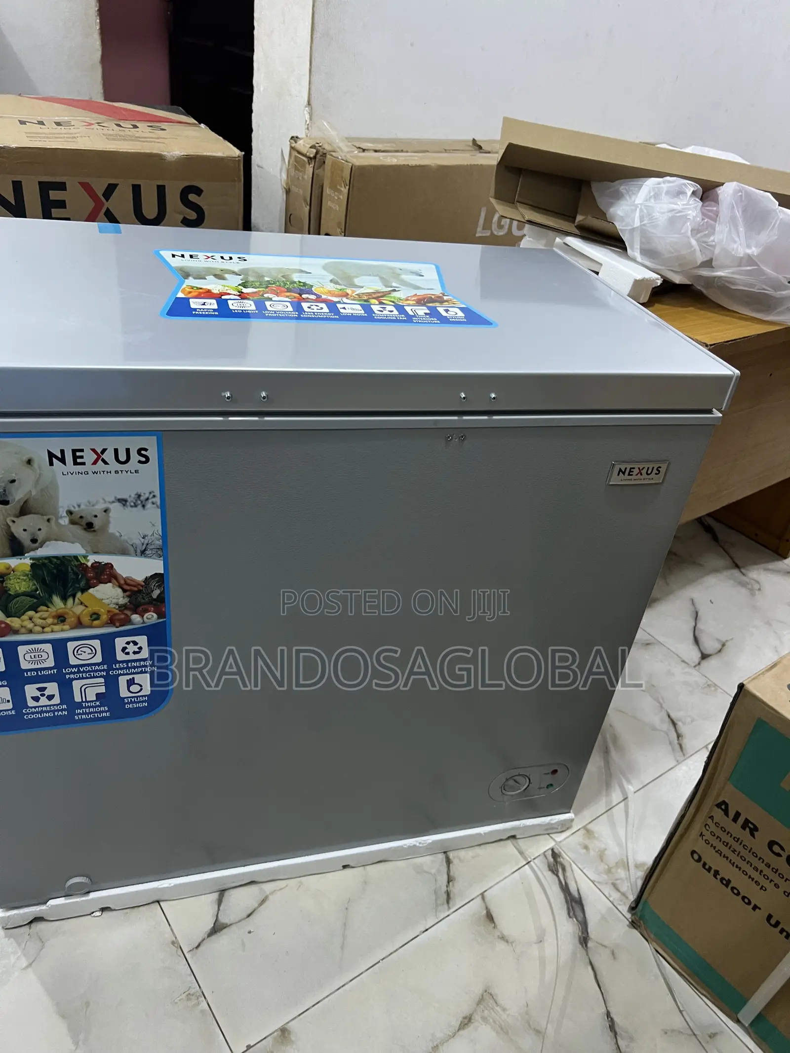 Nexus Nx-265g Chest Freezer – 210l Deep Storage, Energy Efficient
