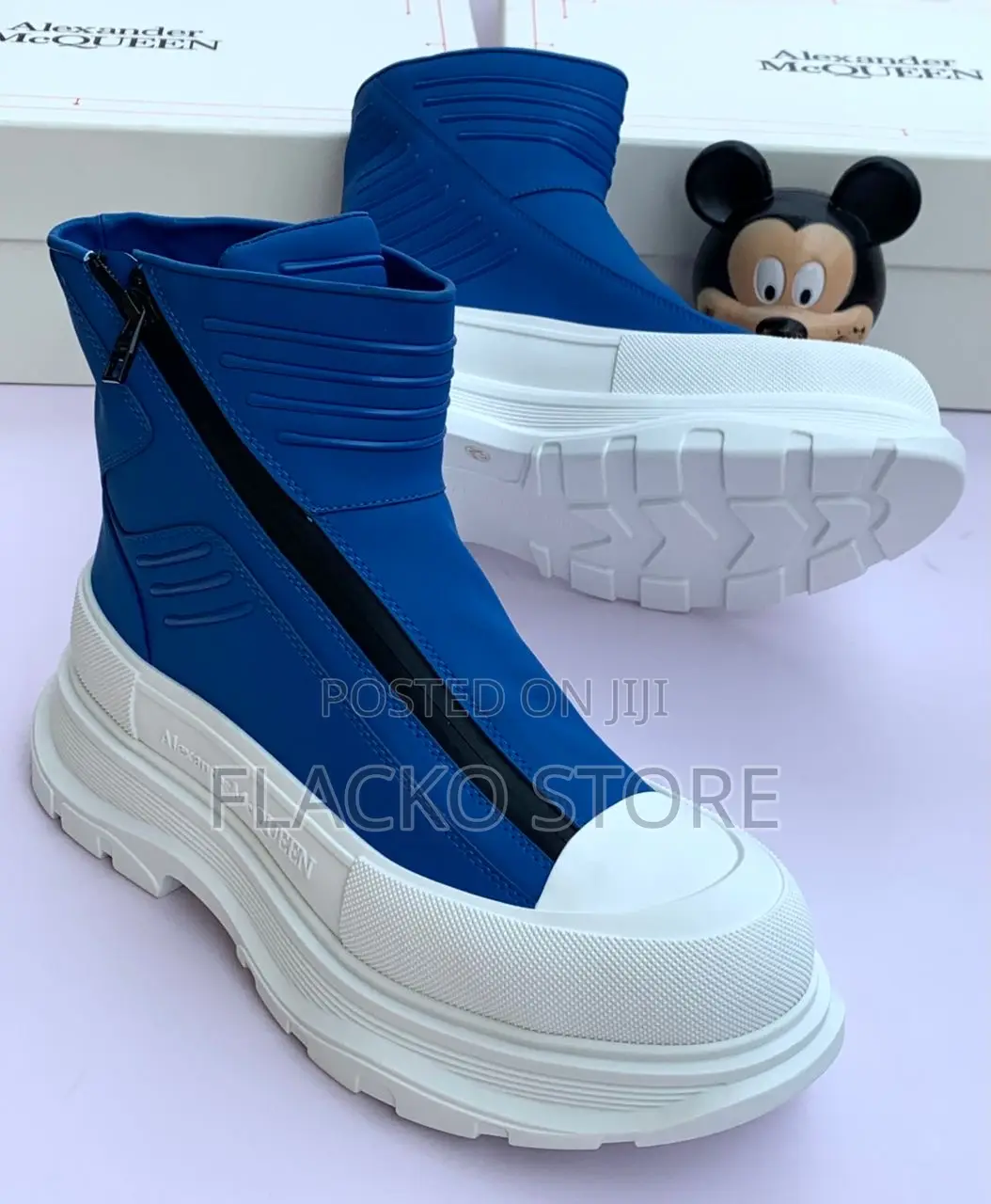 Original Alexander Mcqueen Plimsoll Hightop Boots