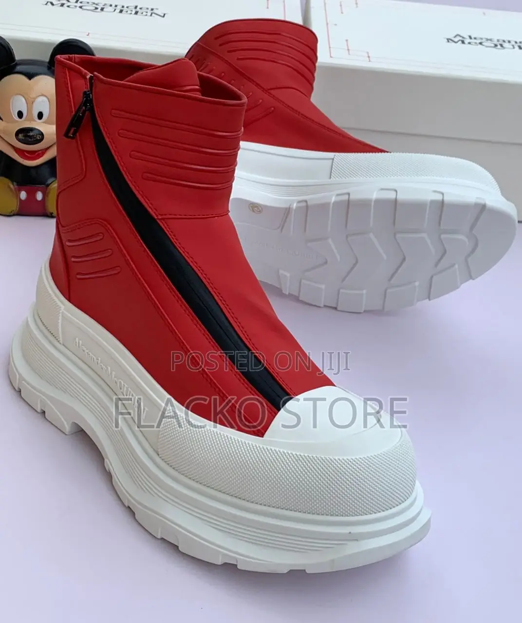 Original Alexander Mcqueen Plimsoll Hightop Boots