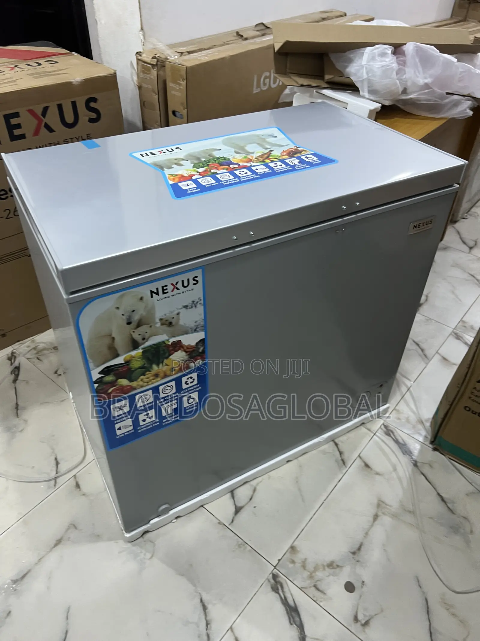 Brand New Nexus 200l Chest Freezer – Anti-Rust Coating + Lock System
