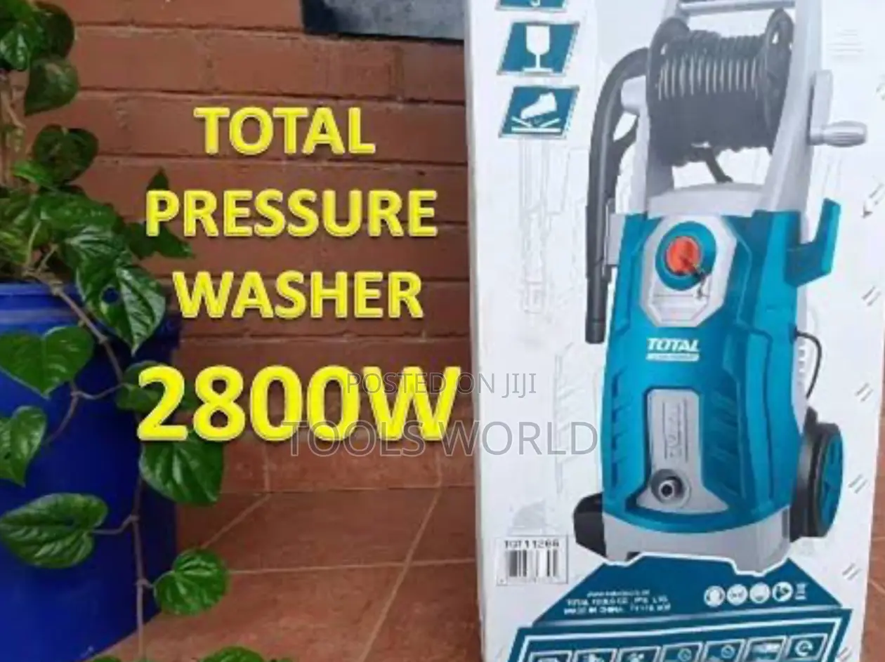 Total 180bar High Pressure Washer 2800w Copper Pump, Auto Stop System
