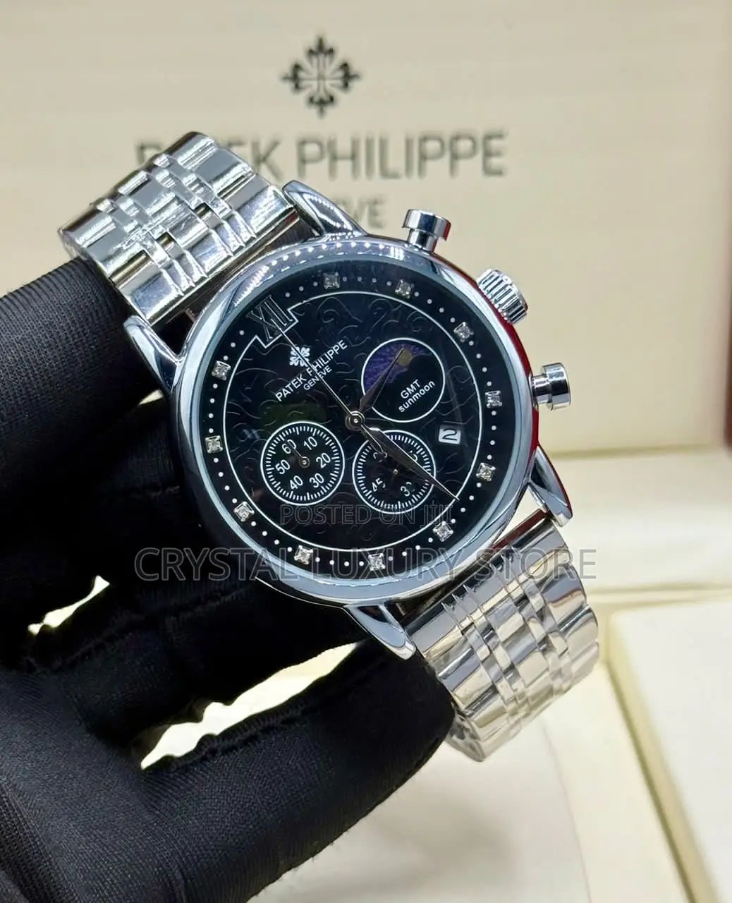 Patek Philippe Quality Men Chain Strap Wristwatch