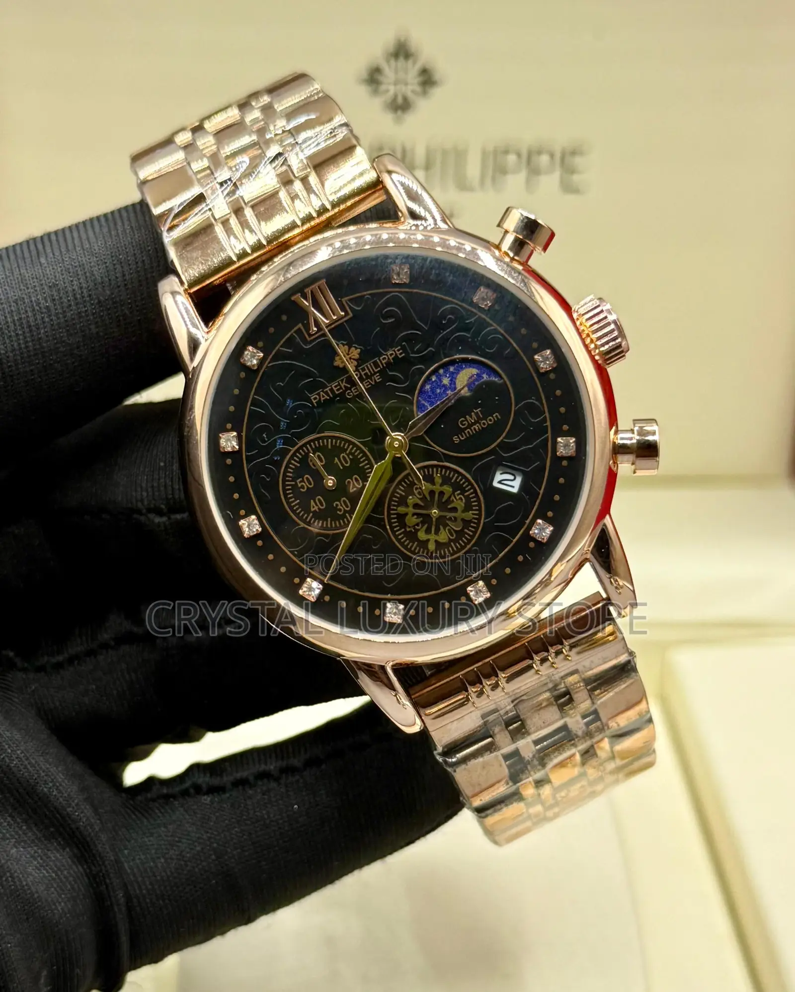 Patek Philippe Quality Men Chain Strap Wristwatch