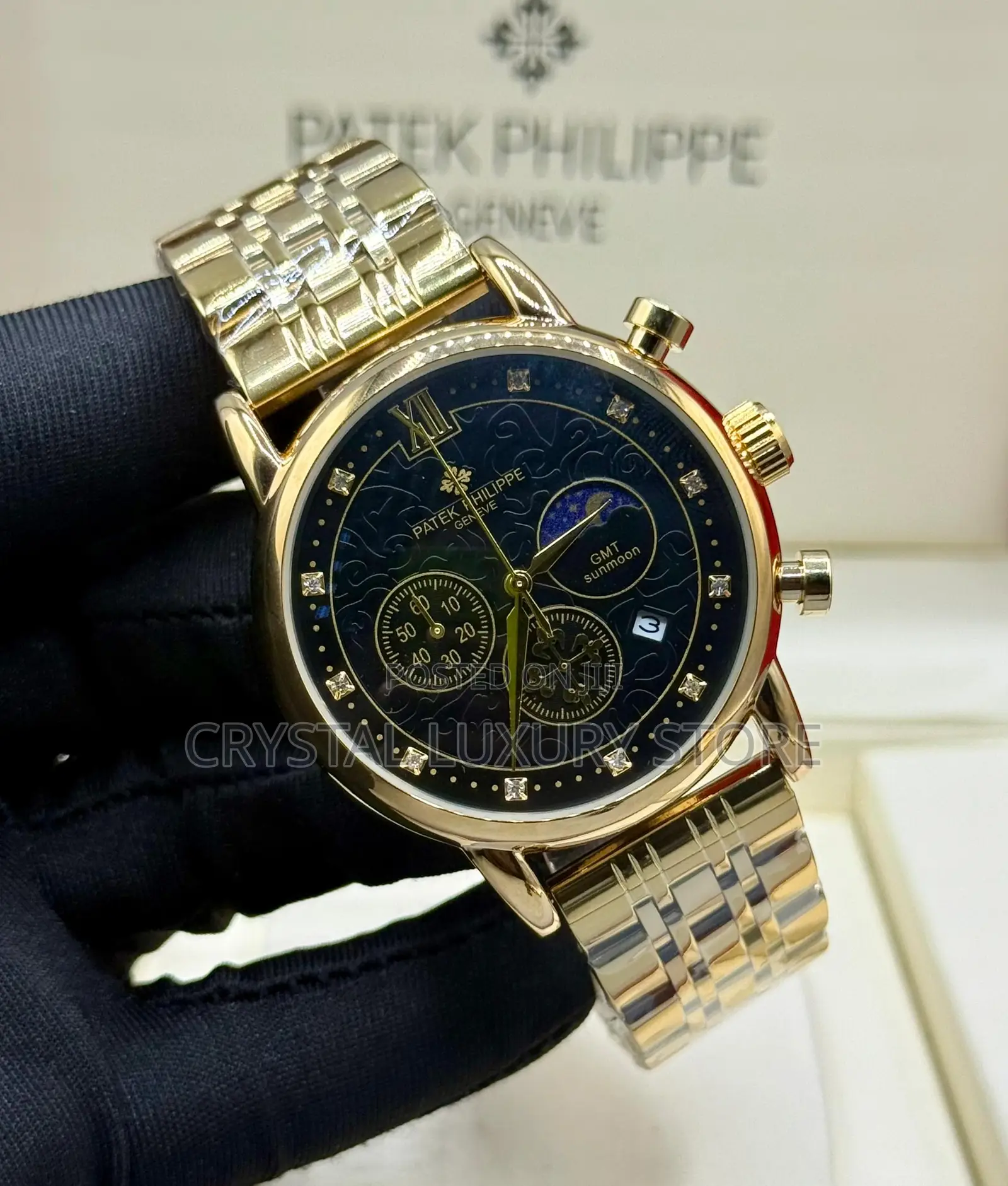 Patek Philippe Quality Men Chain Strap Wristwatch