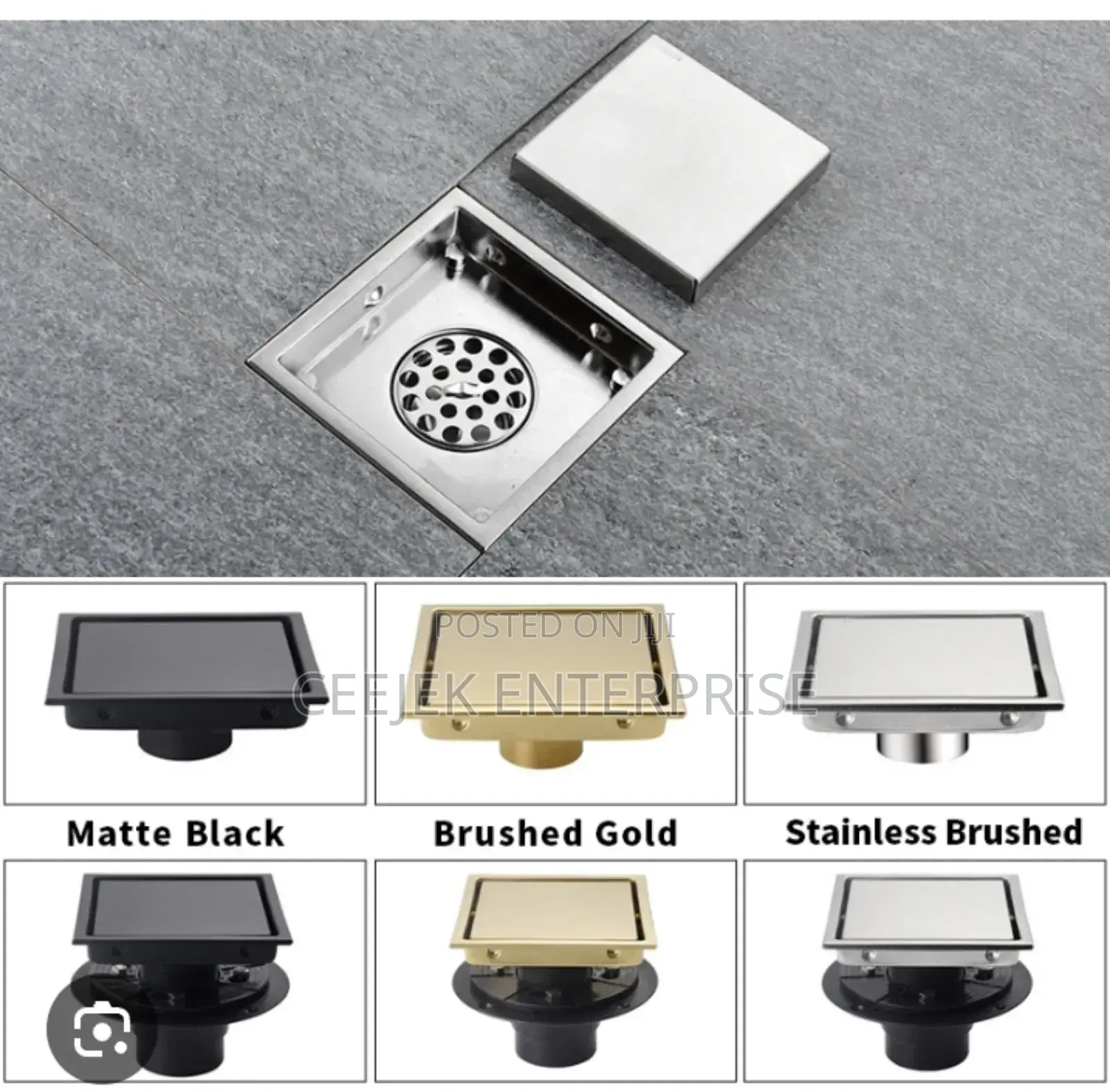 Tiles Inside Floor Drain