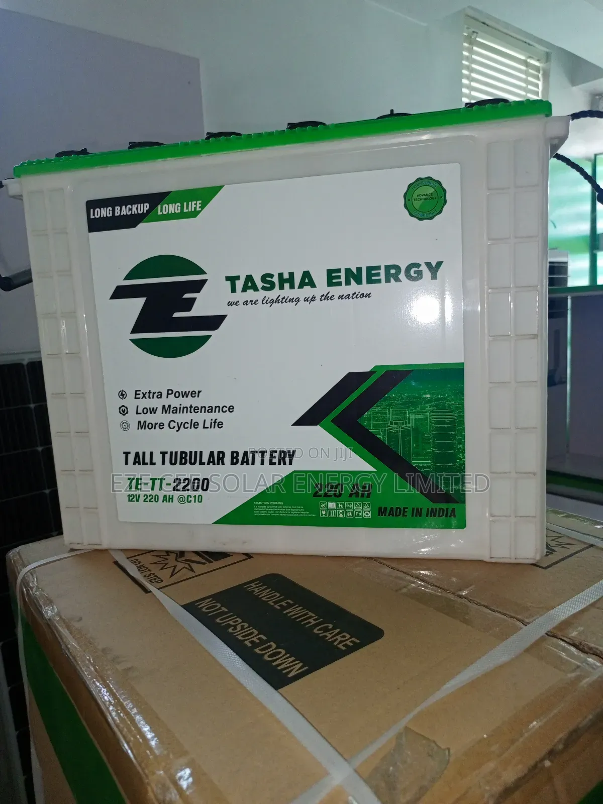 Tasha 220ah Tubular Battery