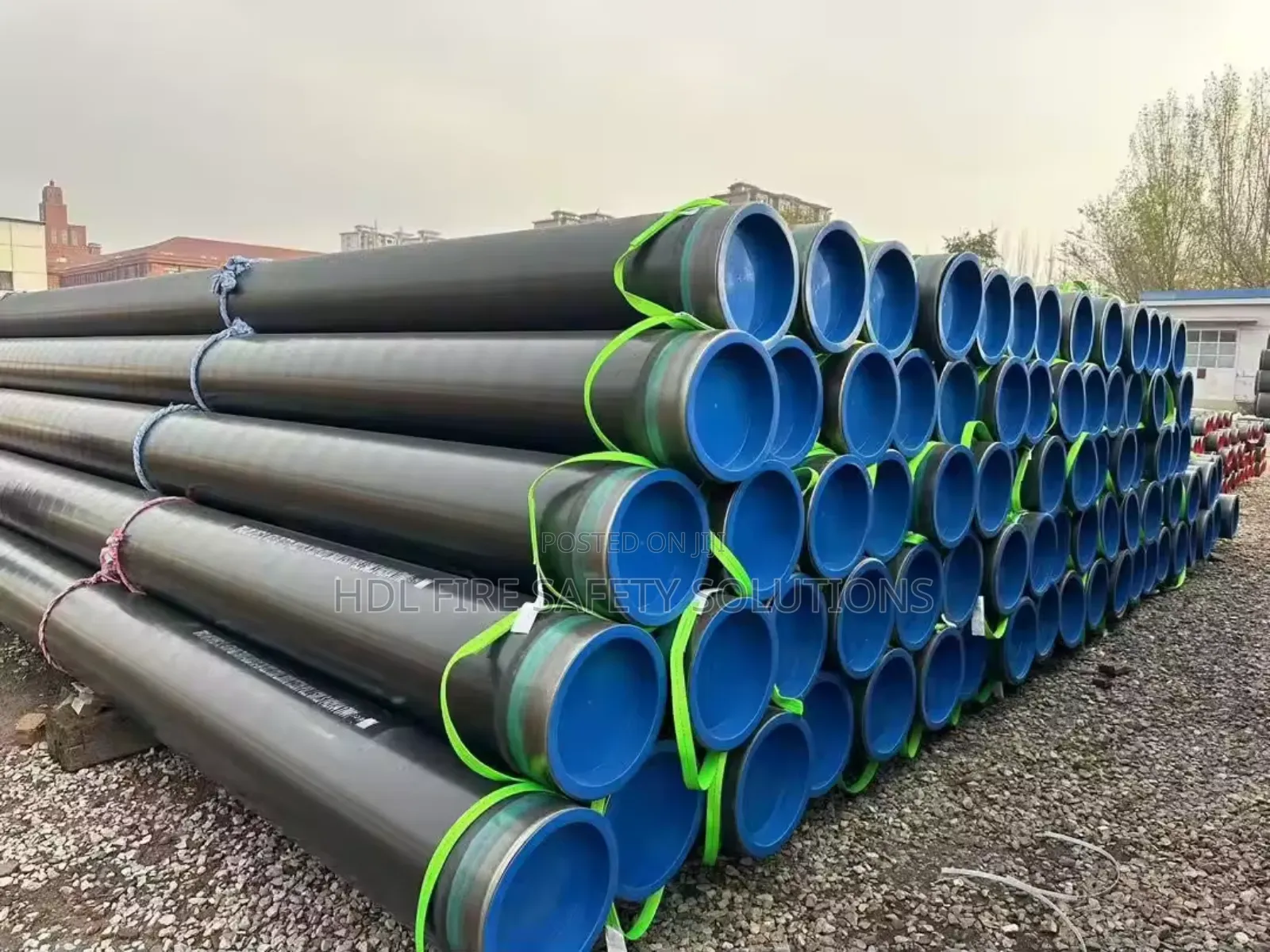 16" Coated Carbon Steel Sch80 Pipe 6m Long (Foreign Procurement)