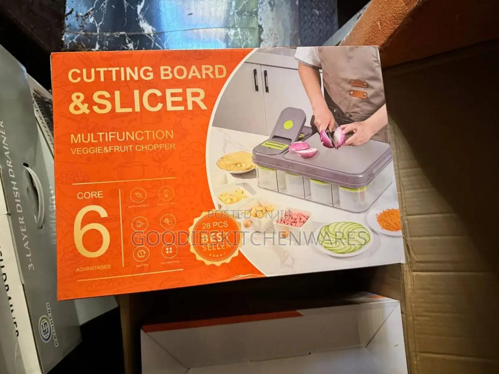 Multifunction Cutting Board and Slicer 28 PCS Set