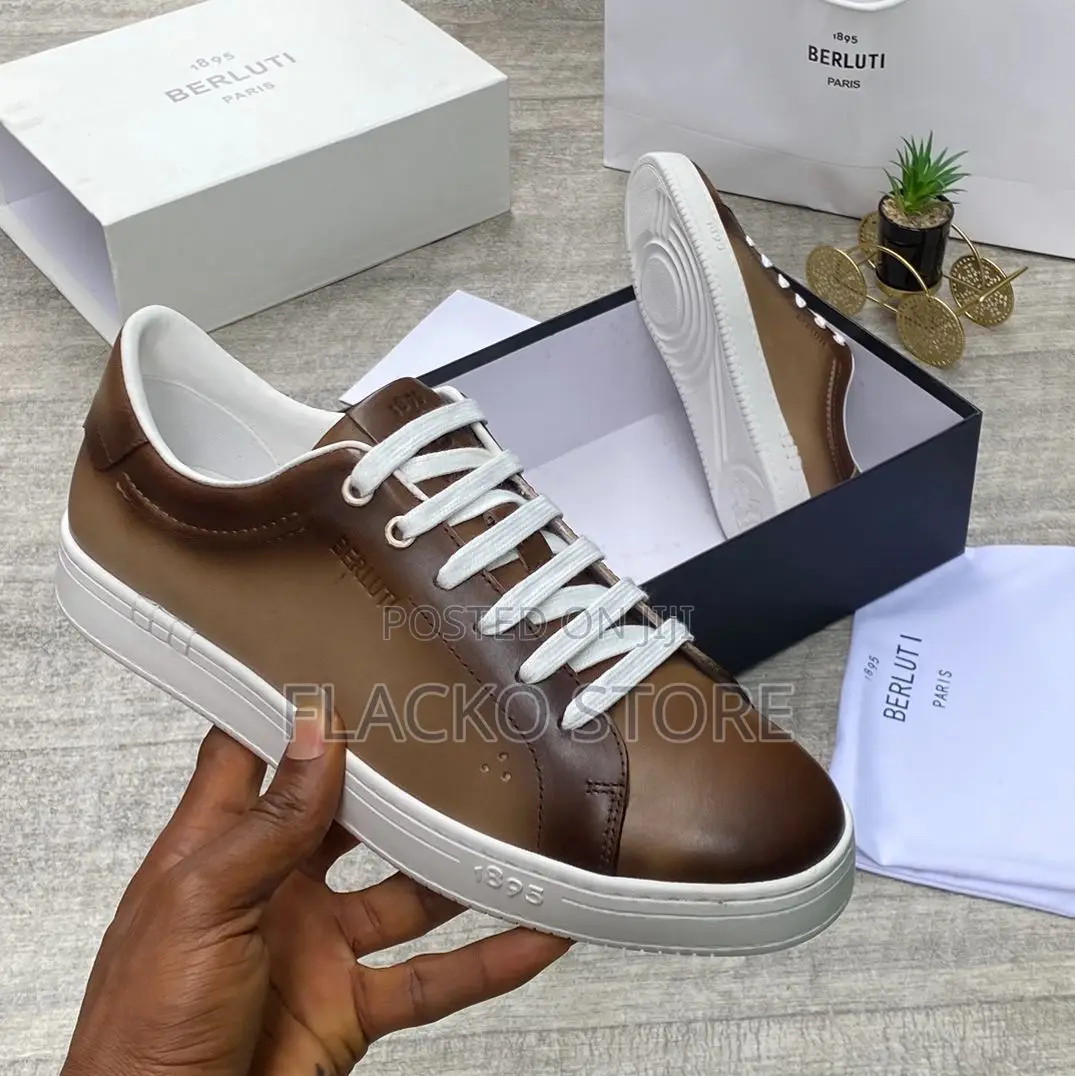 Original Berluti Leather Sneakers