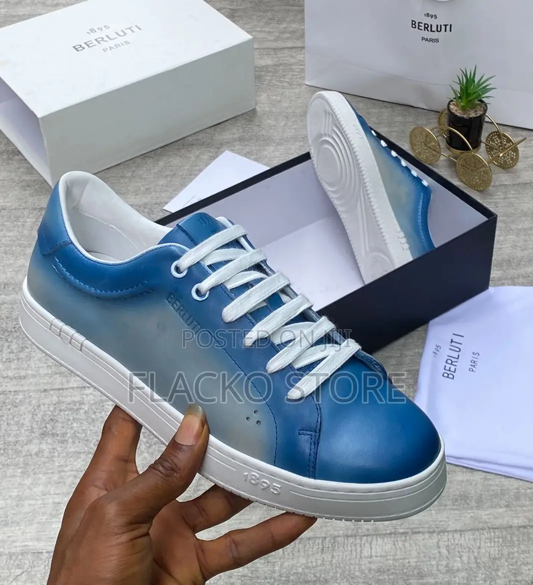Original Berluti Leather Sneakers