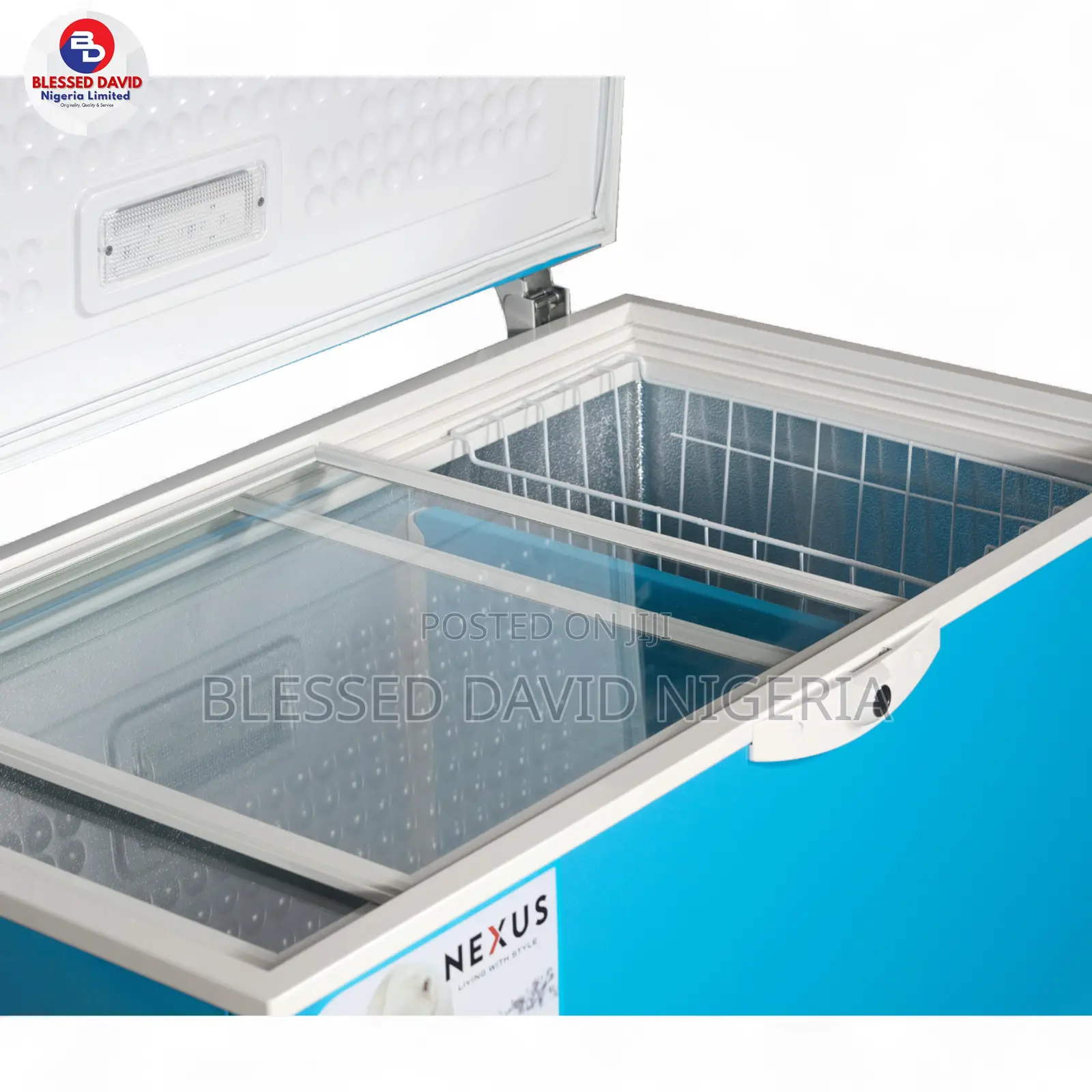 Nexus 320l Chest Freezer Blue Nx-400