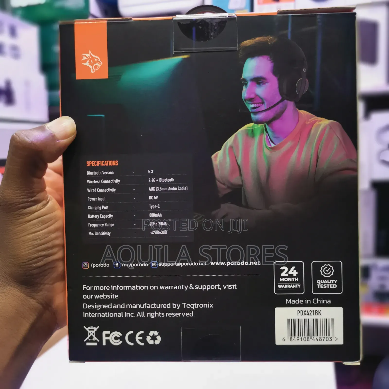 Porodo Gaming Triple-mode Gaming Headphone