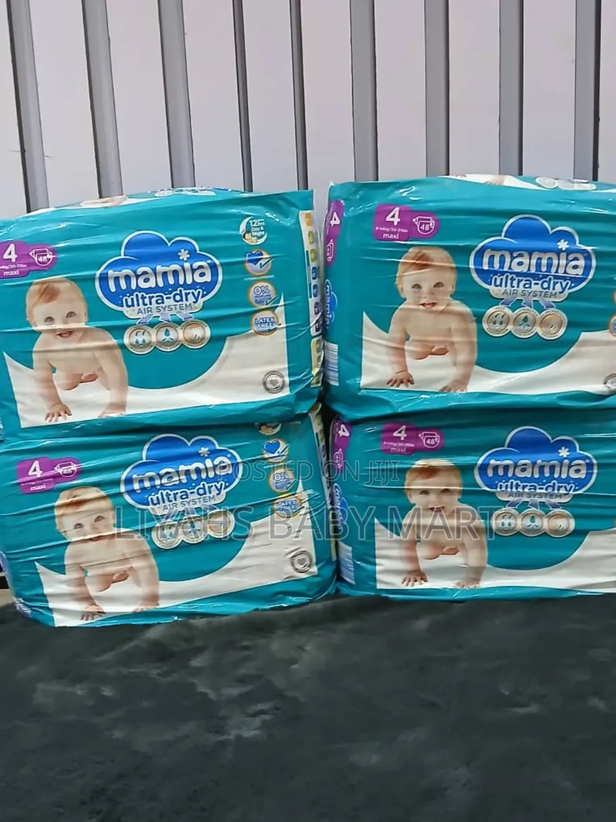 Mamia Ultra-Fit Maxi Nappies 48 Pack/Size 4