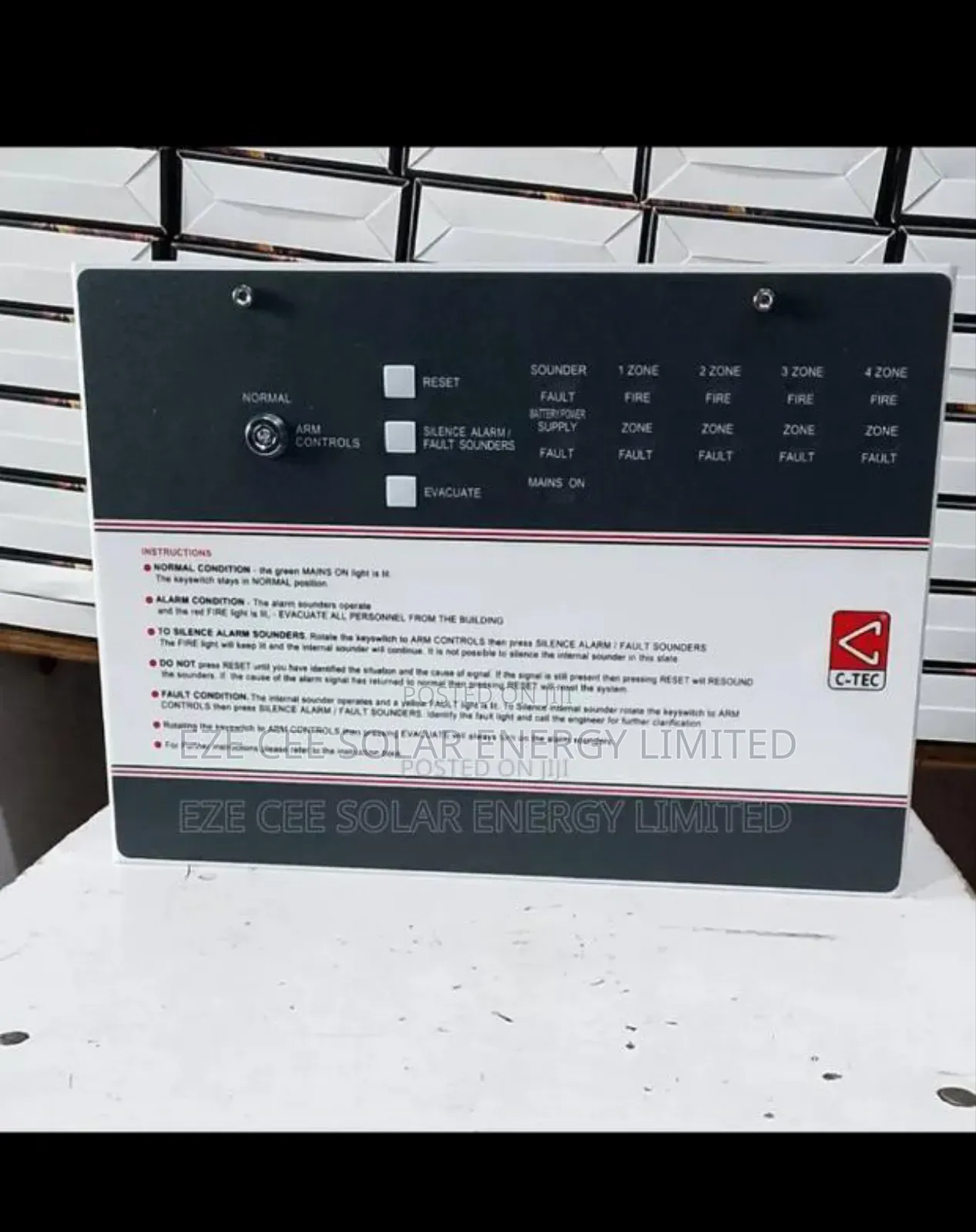 Fire Alarm System Panel