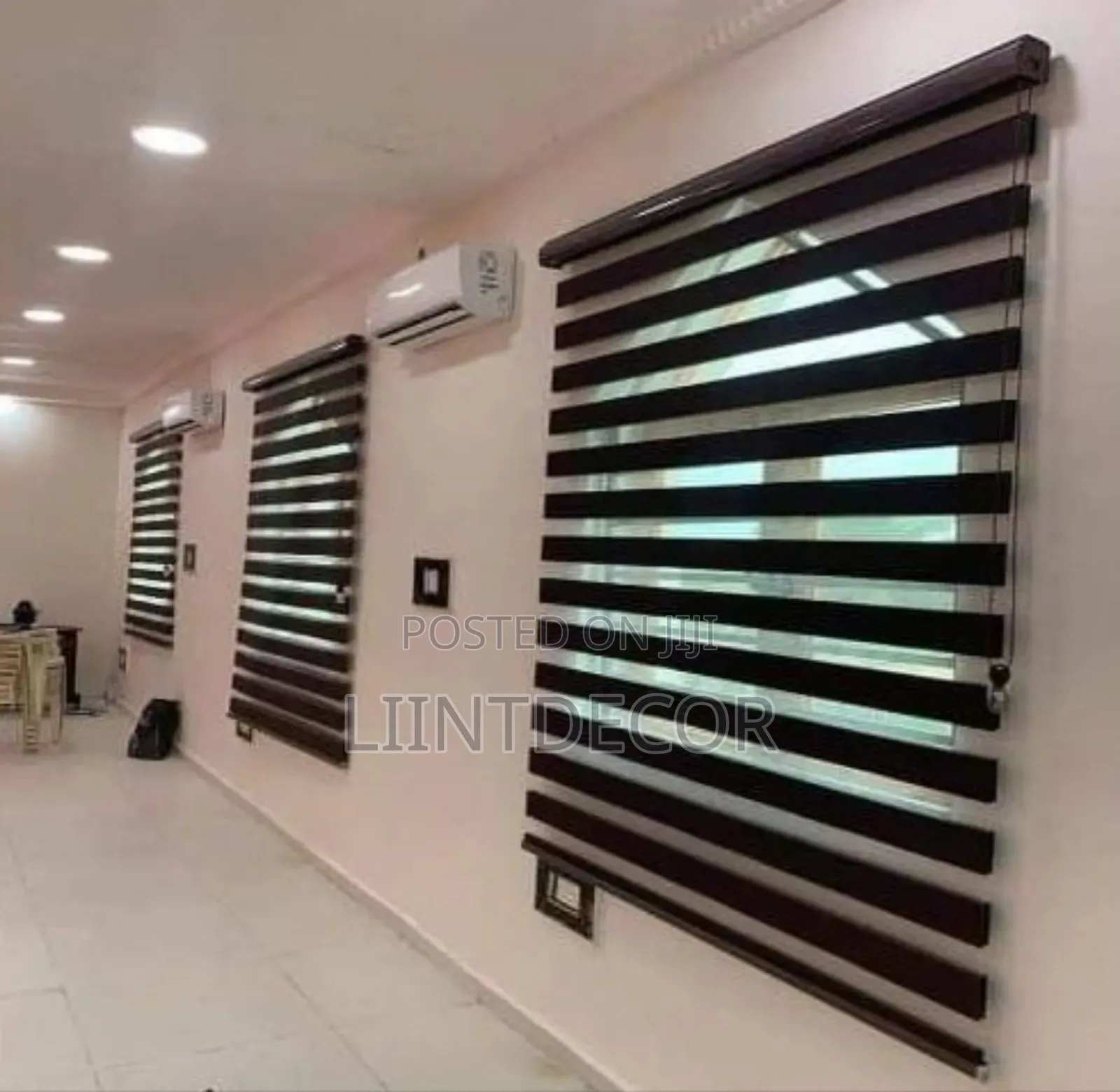 High Grade Black Night White Day Window Blind