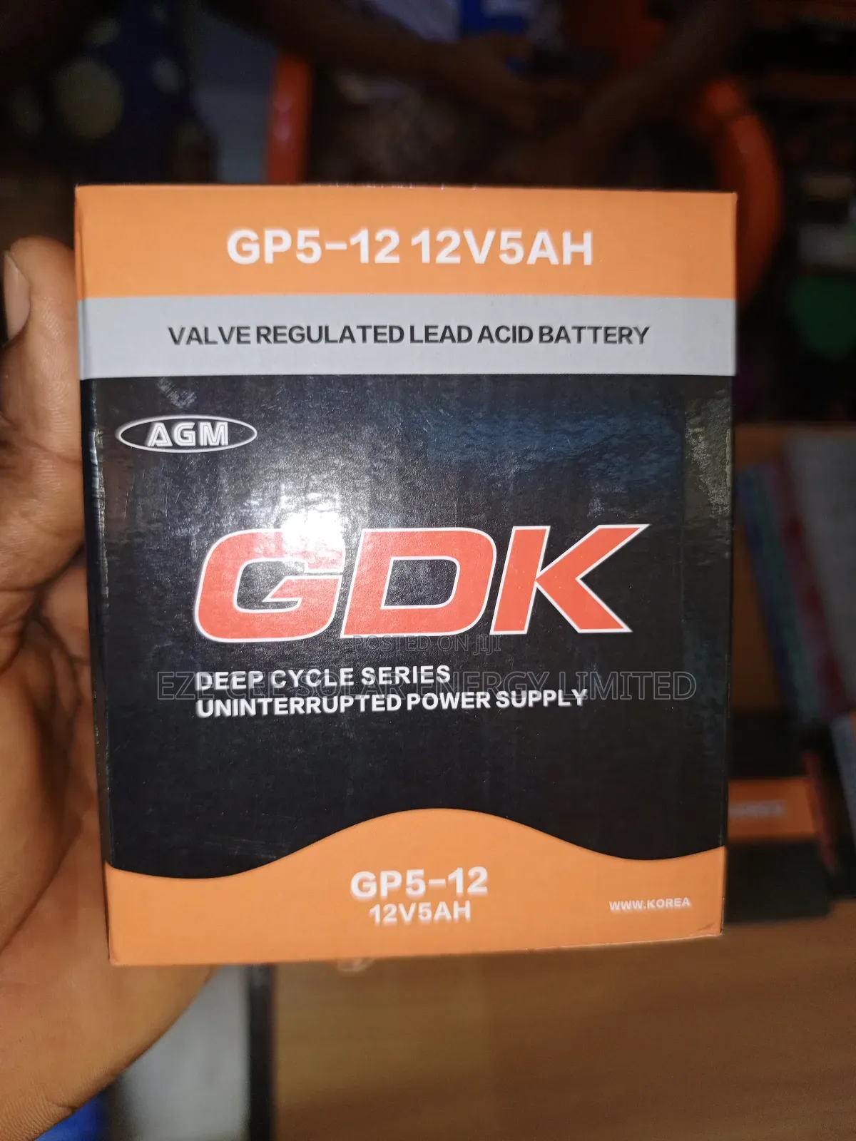 12v 5ah Gel Battery