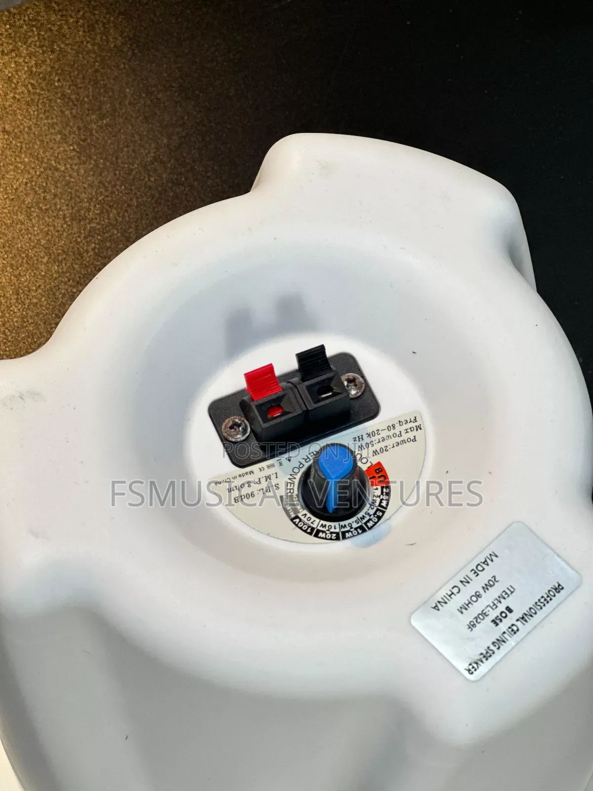 Bose Ceiling Speaker 2way Stereo and Voltage 20-50watts