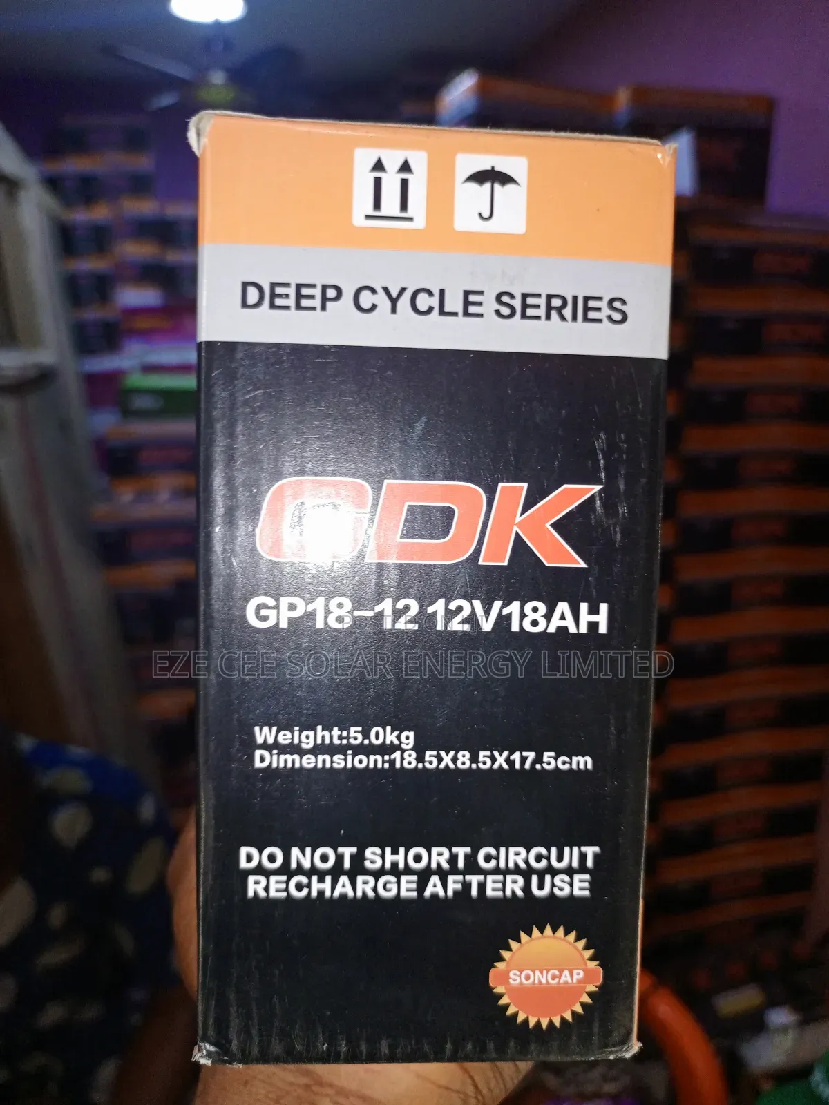 12v 18ah Gel Battery