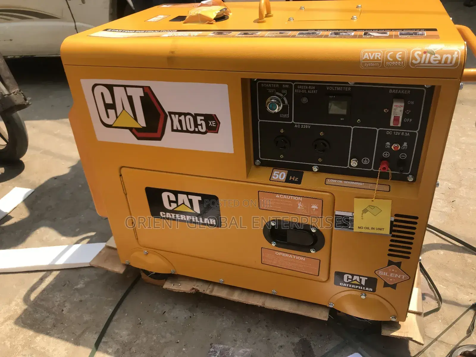 10kva Cat Mantrac Soundproof Generator