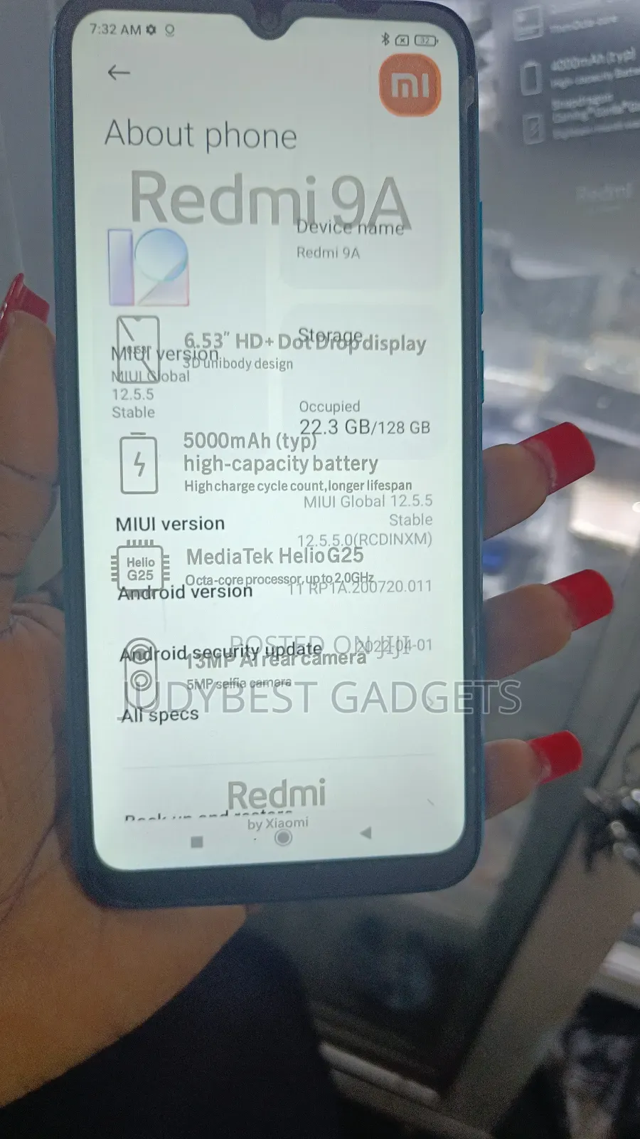 Xiaomi Redmi 9A 128 GB Blue