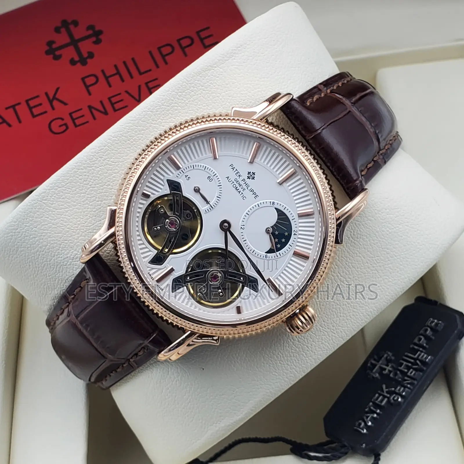 High Quality Luxury Patek Philippe Leather Wristwatch
