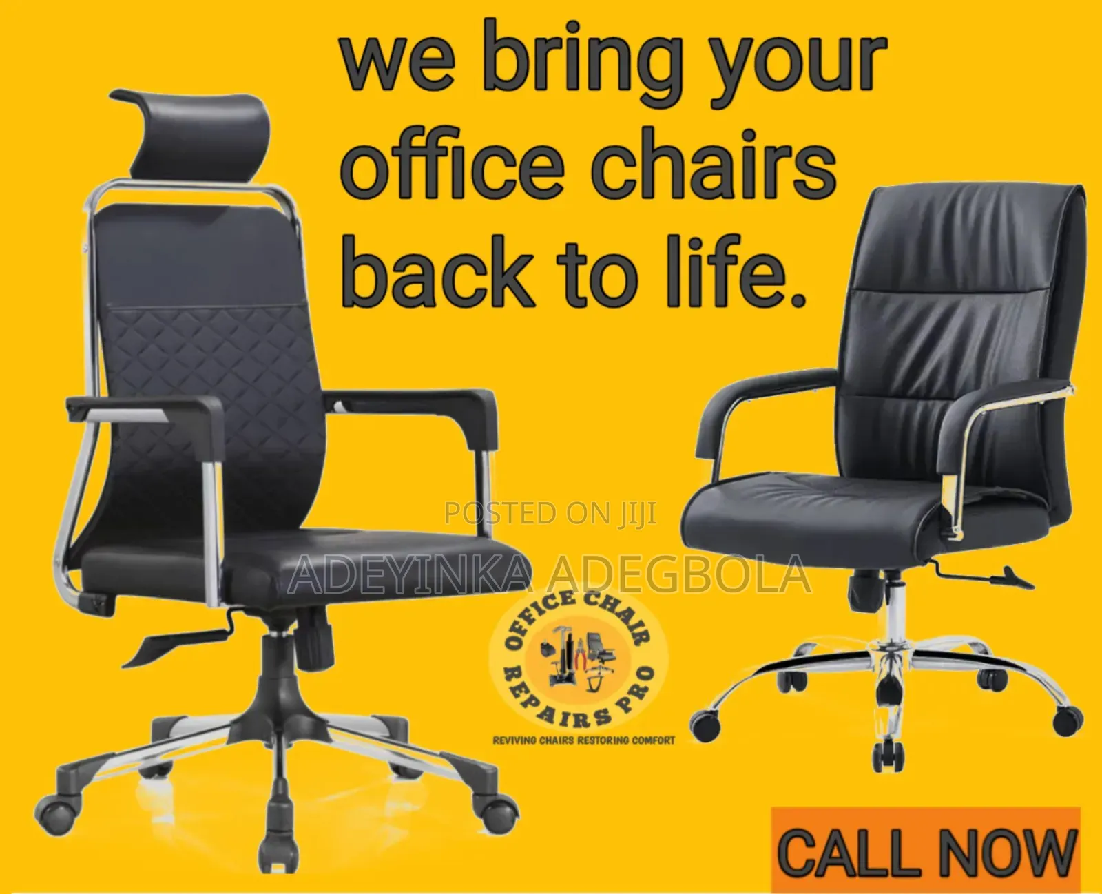 Don't Let A Broken Chair Slow You Down. Let Help Fix It Today.