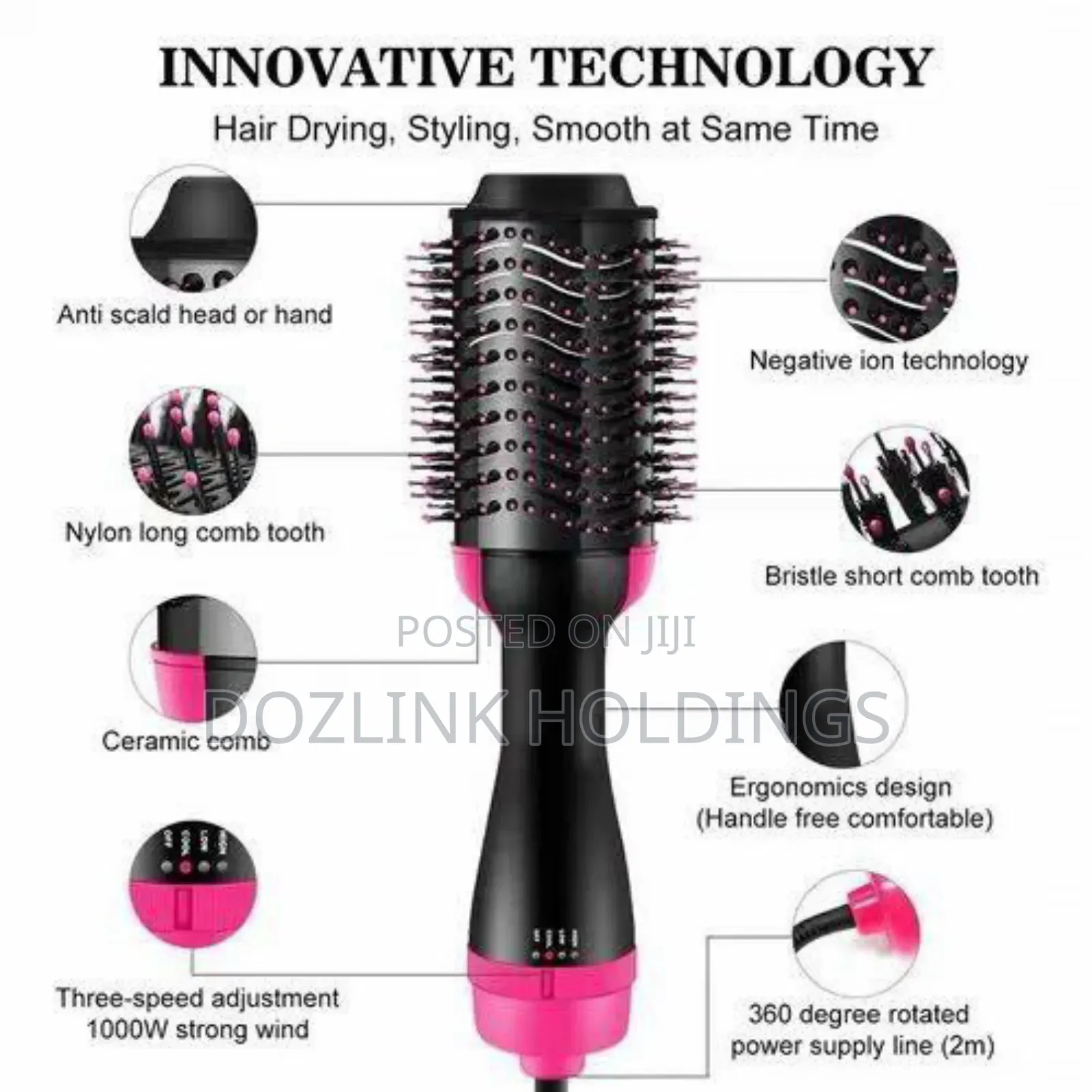3 in 1 Hot Air Brush