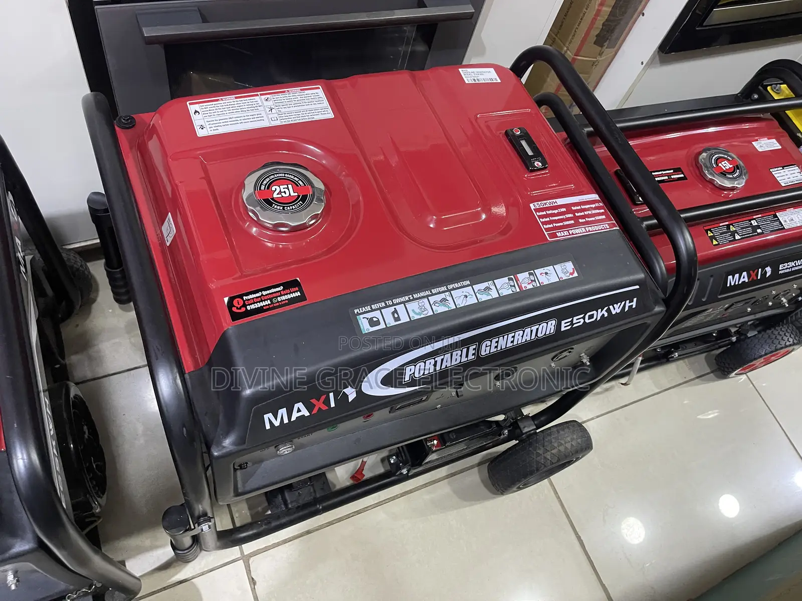 6.5kva Maxi Petrol Generator O