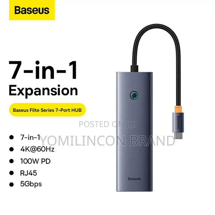 Baseus Ultrajoy Series 7 Port Type-C Hub Docking Station