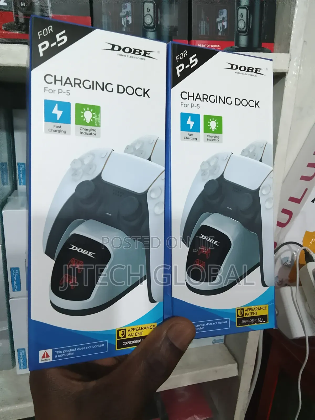 Dobe Ps5 Controller Dualsense Charging Dock Dual Usb Fast 5v