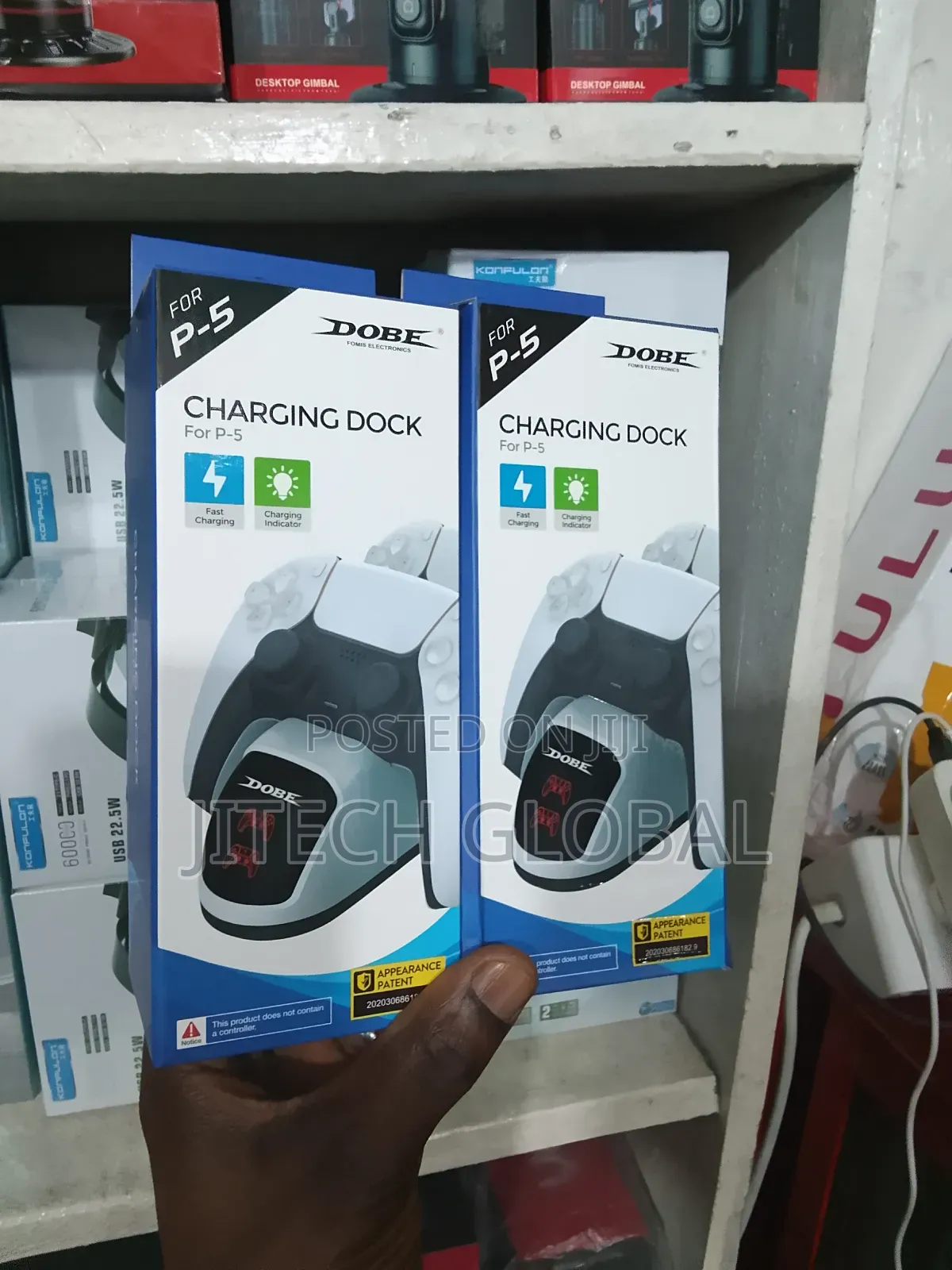 Dobe Ps5 Controller Dualsense Charging Dock Dual Usb Fast 5v