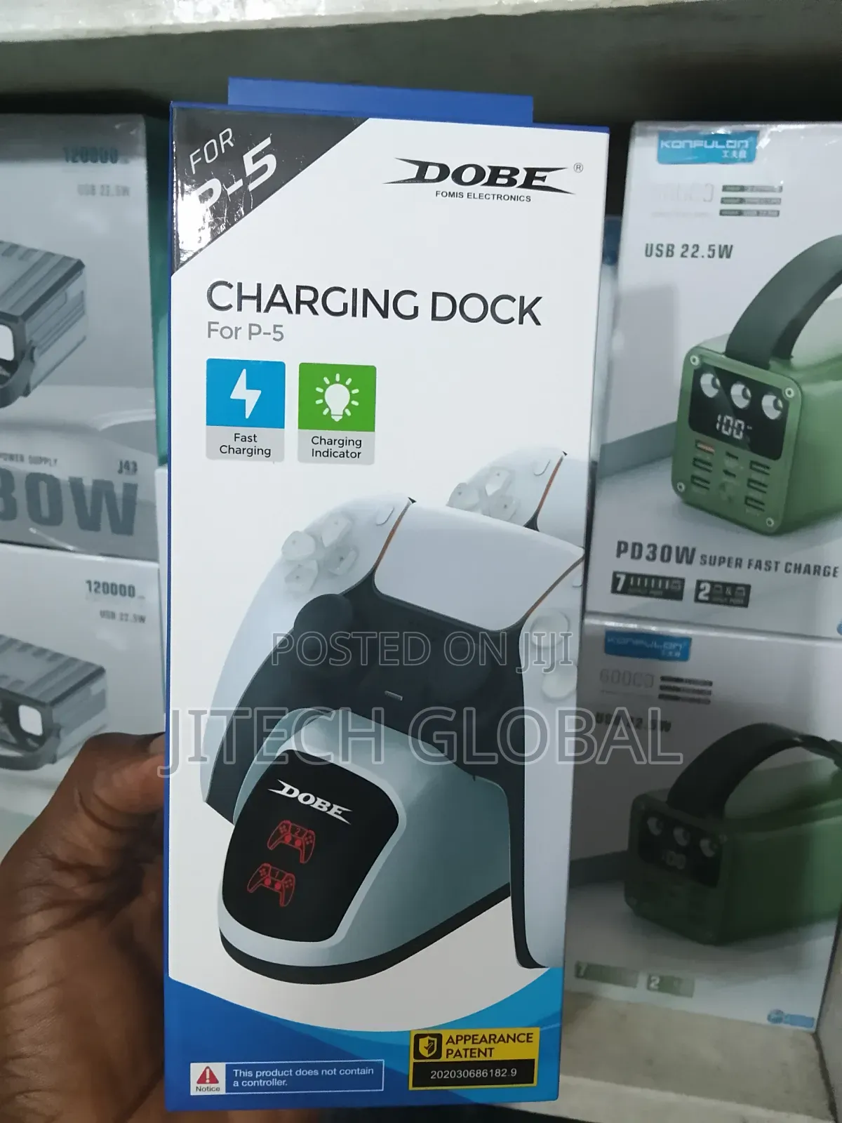 Dobe Ps5 Controller Dualsense Charging Dock Dual Usb Fast 5v