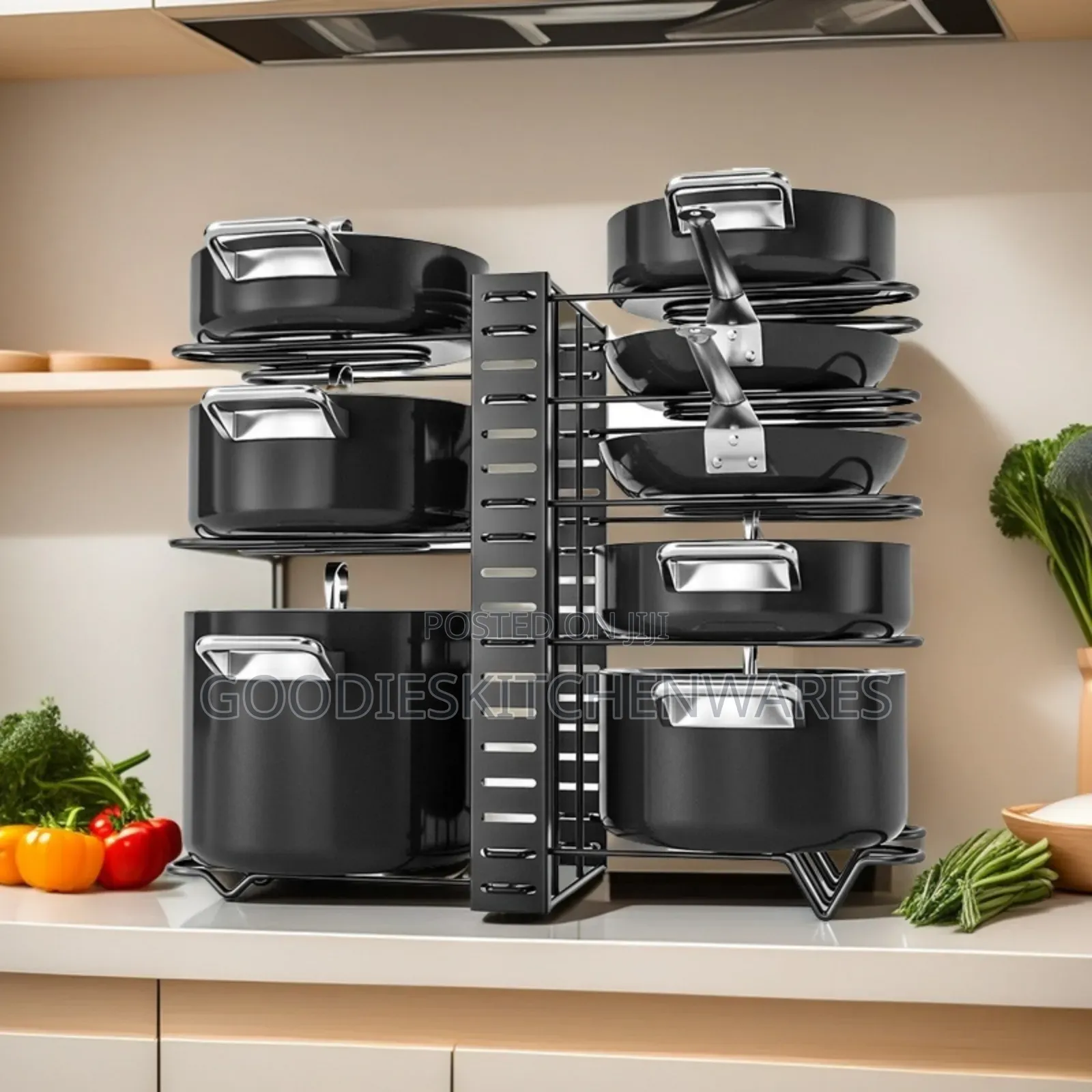 Adjustable Pot Rack / Pot Organizer